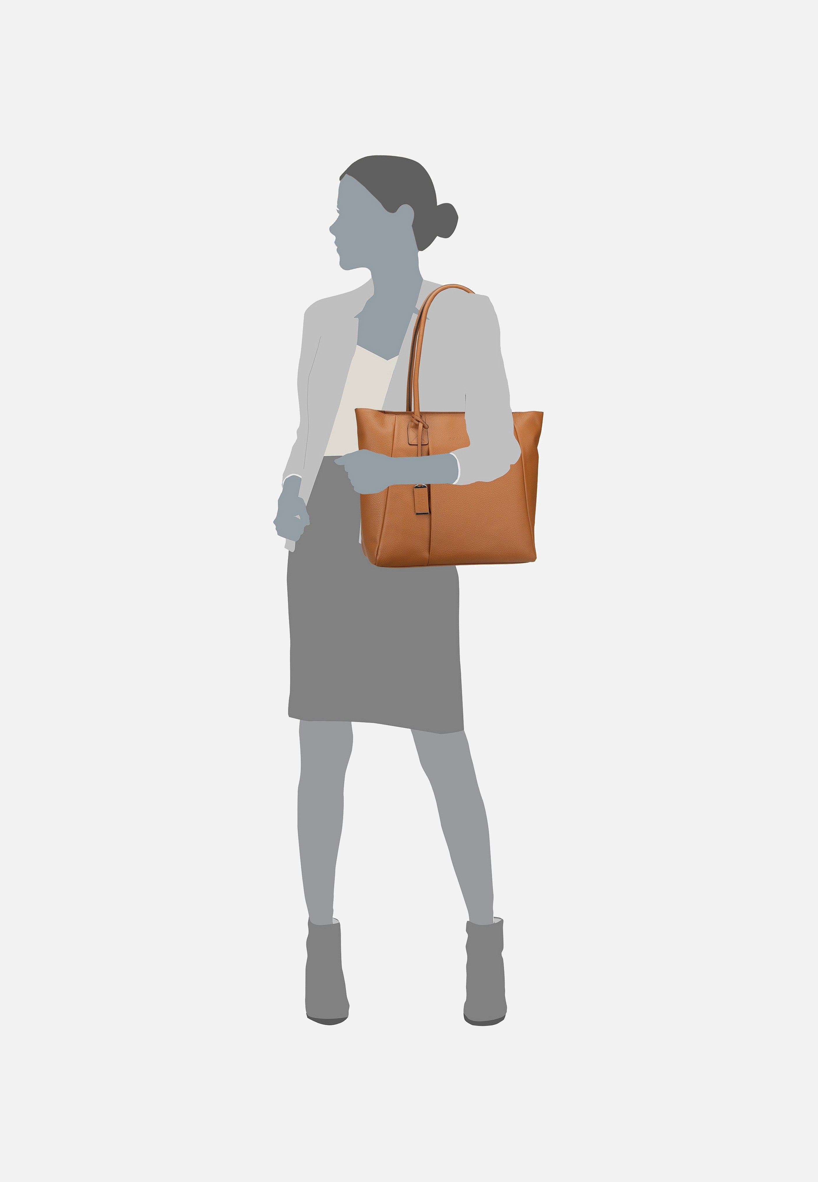 Picard Pure 7225 Cognac Shopper