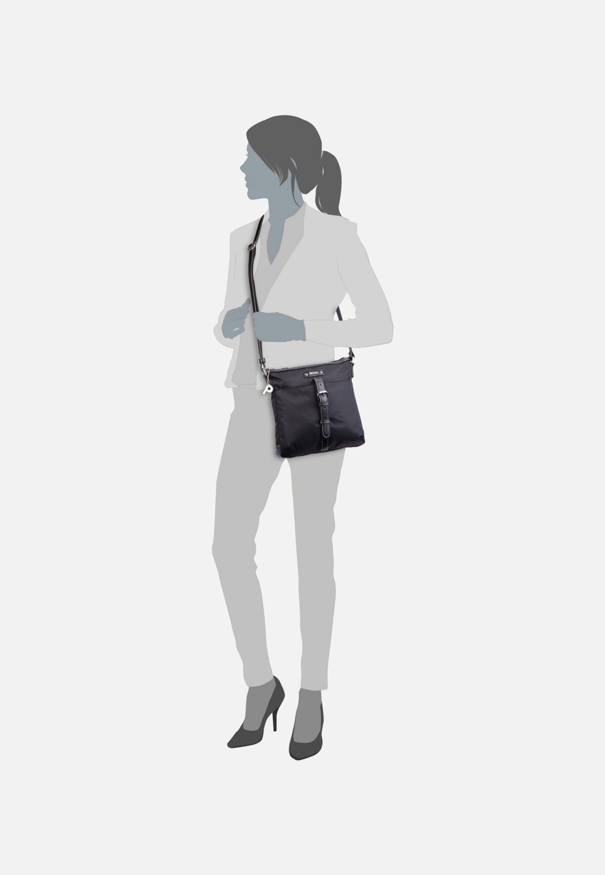 Picard Sonja 7830 Schwarz Beuteltasche