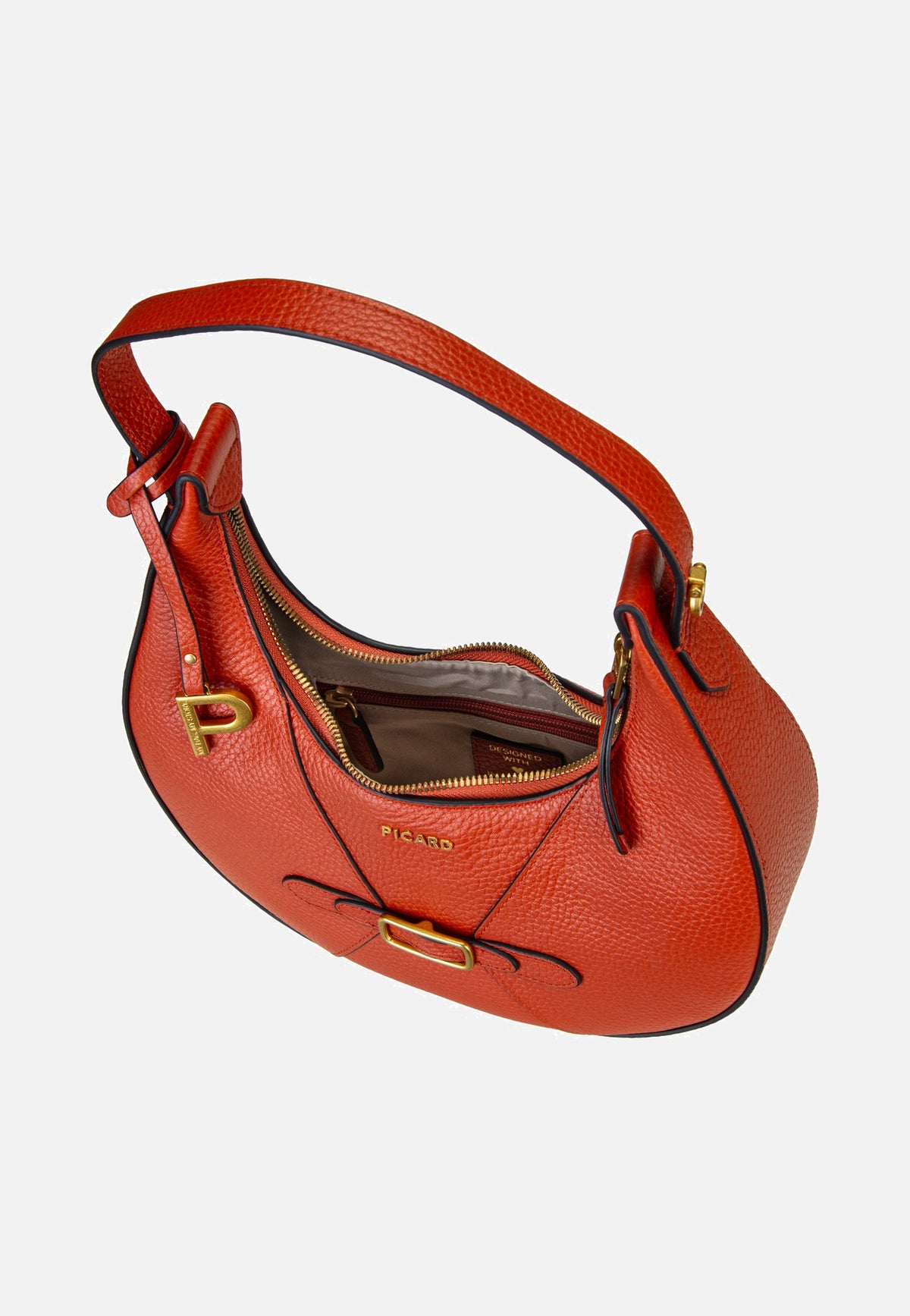 Picard Buckle Up 7369 Brick Hobo Bag