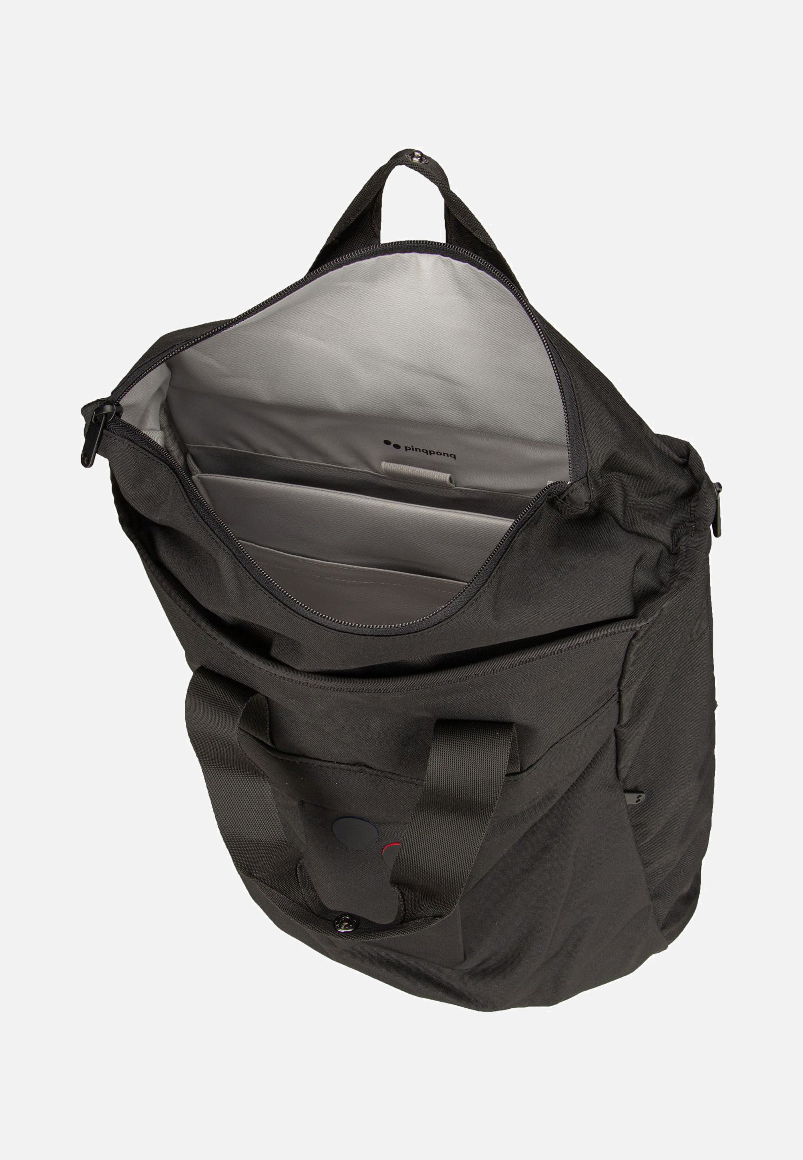 pinqponq Komo Rooted Black Rucksack