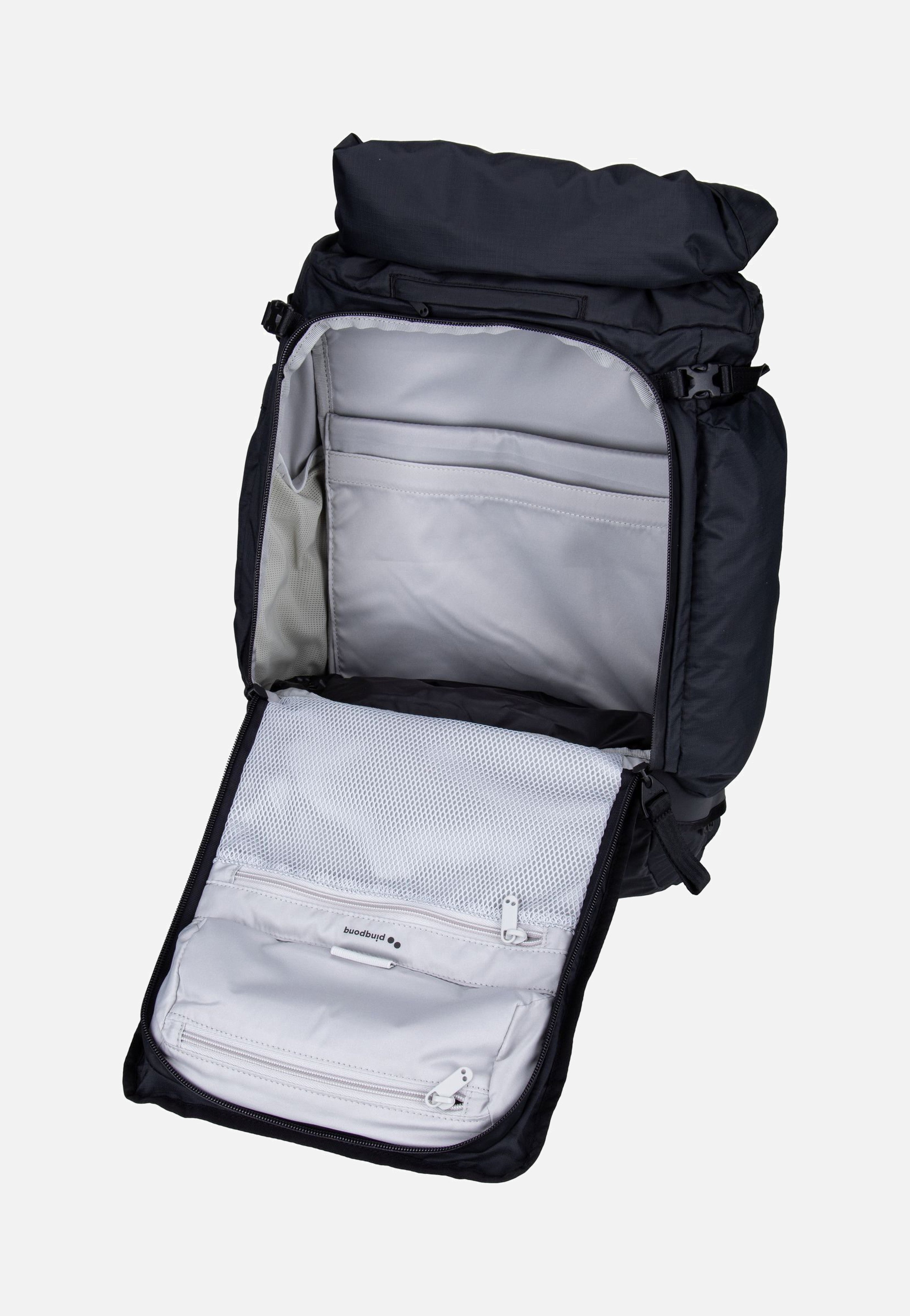 pinqponq Komut Medium Pure Black Rucksack