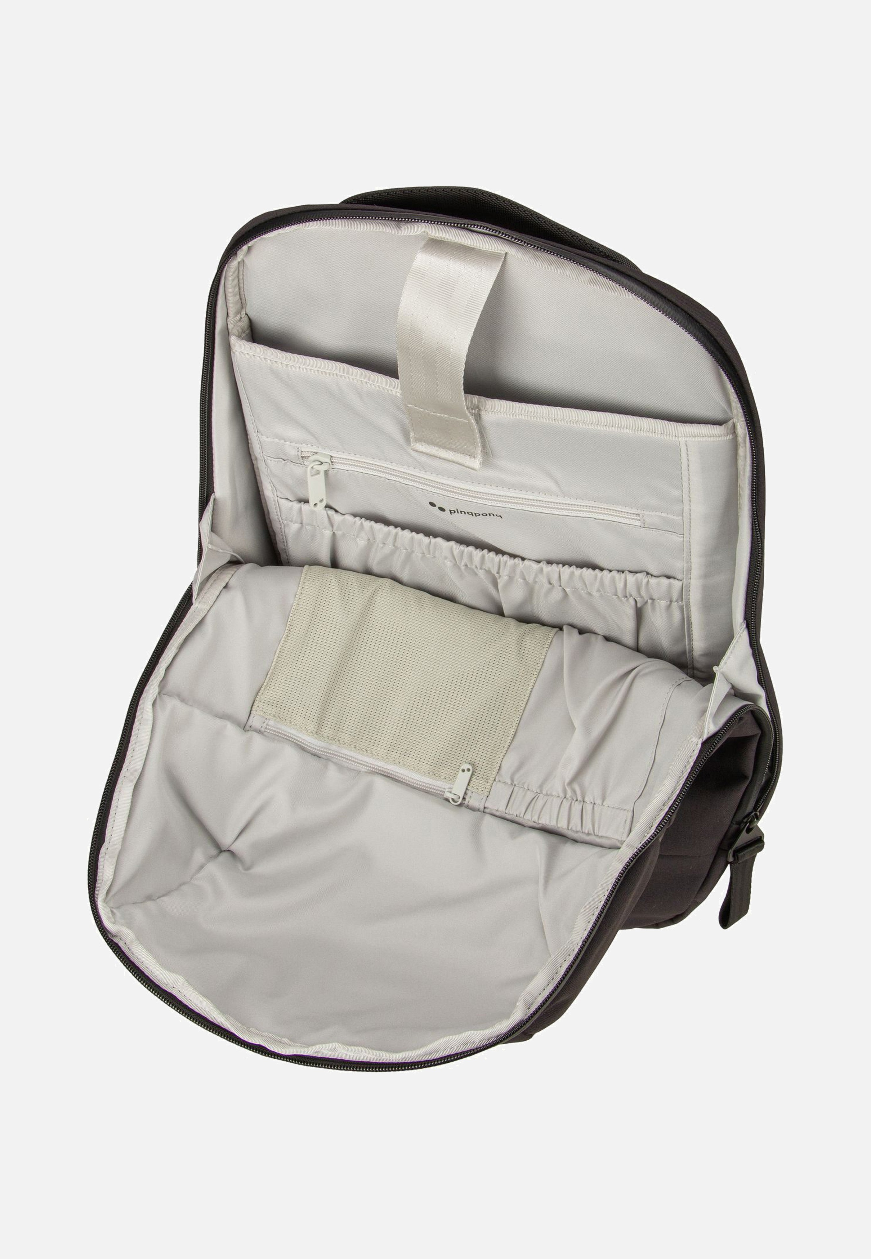 pinqponq Kontor Solid Black Rucksack