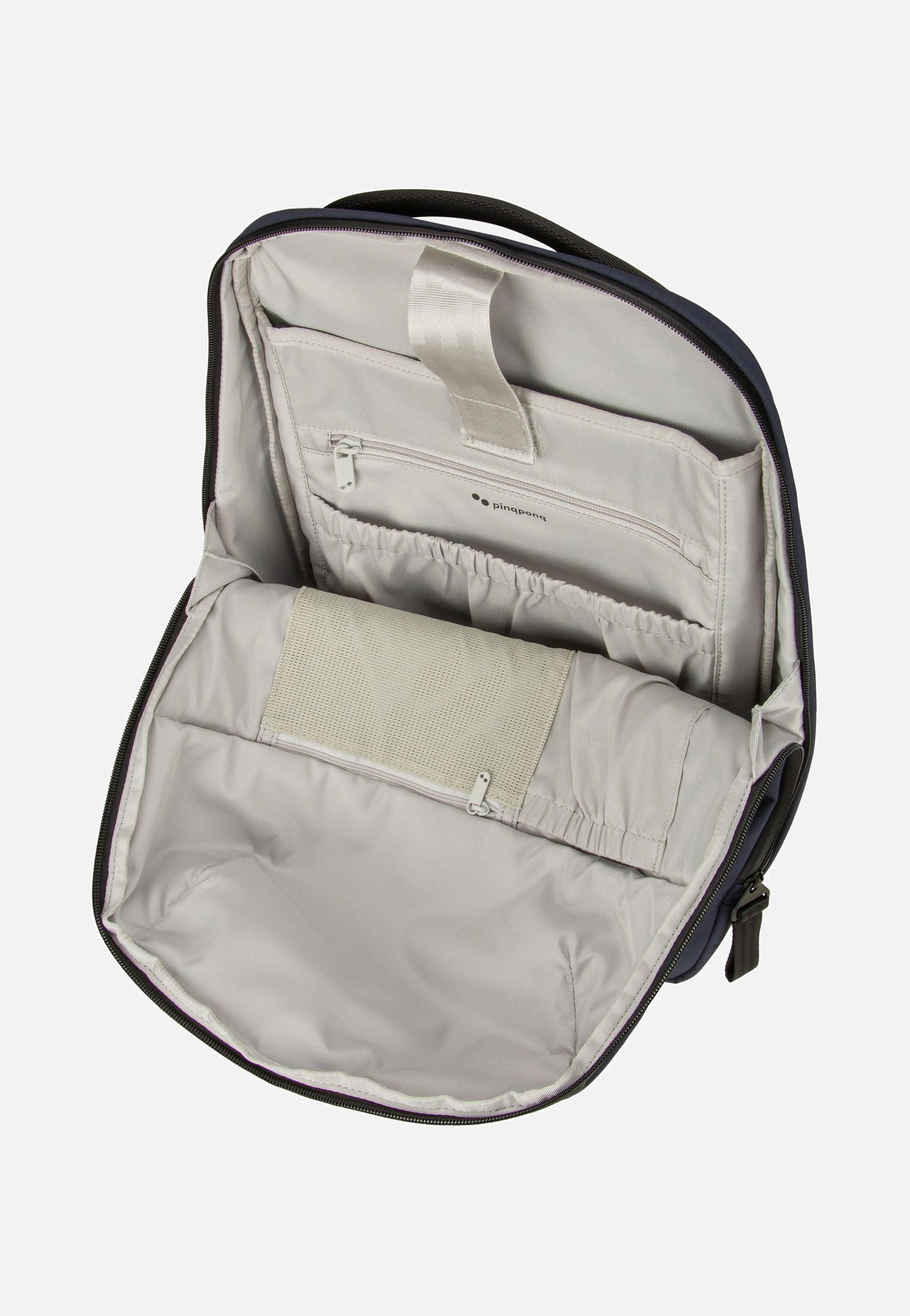 pinqponq Kontor Solid Navy Rucksack