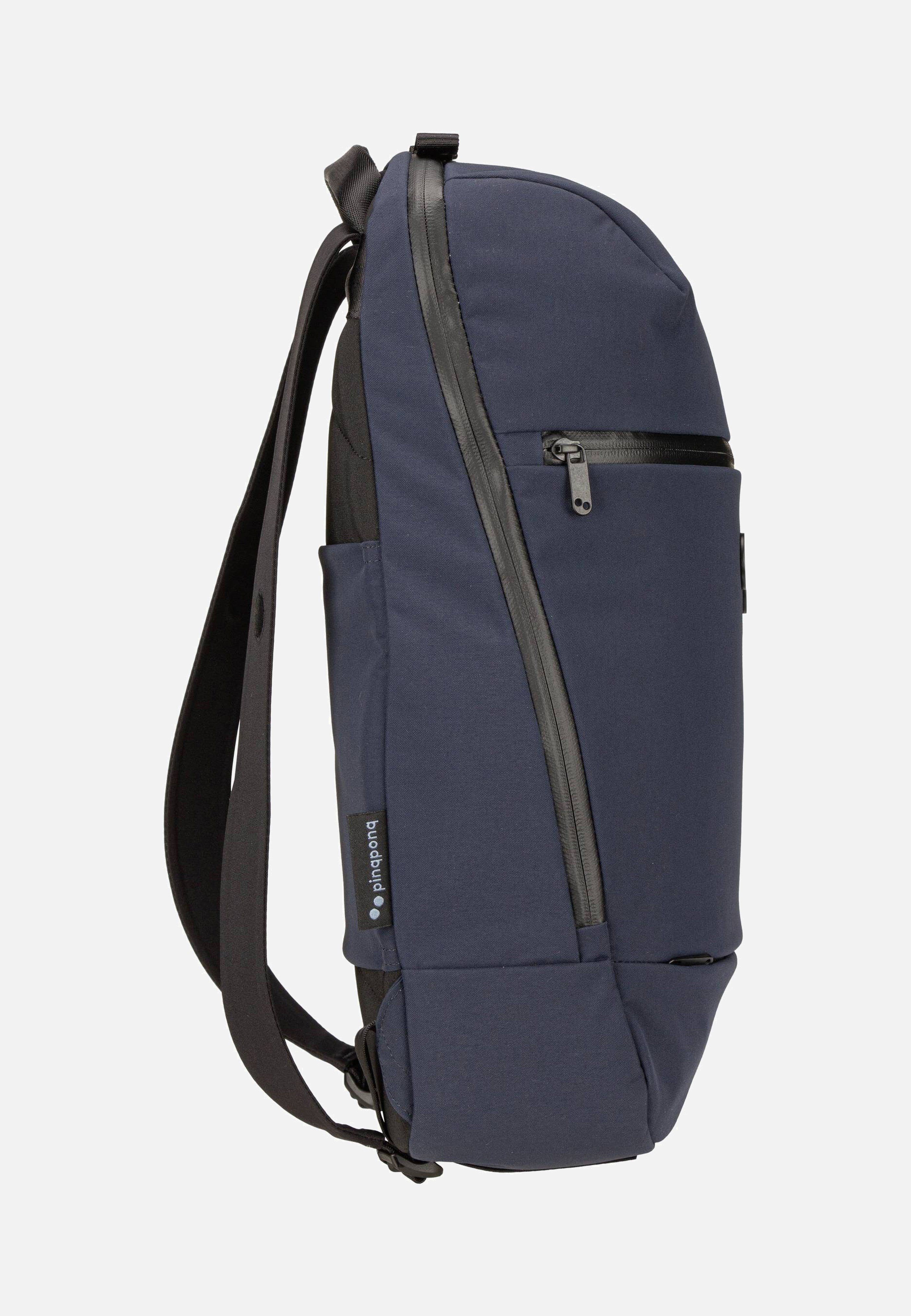 pinqponq Kontor Solid Navy Rucksack