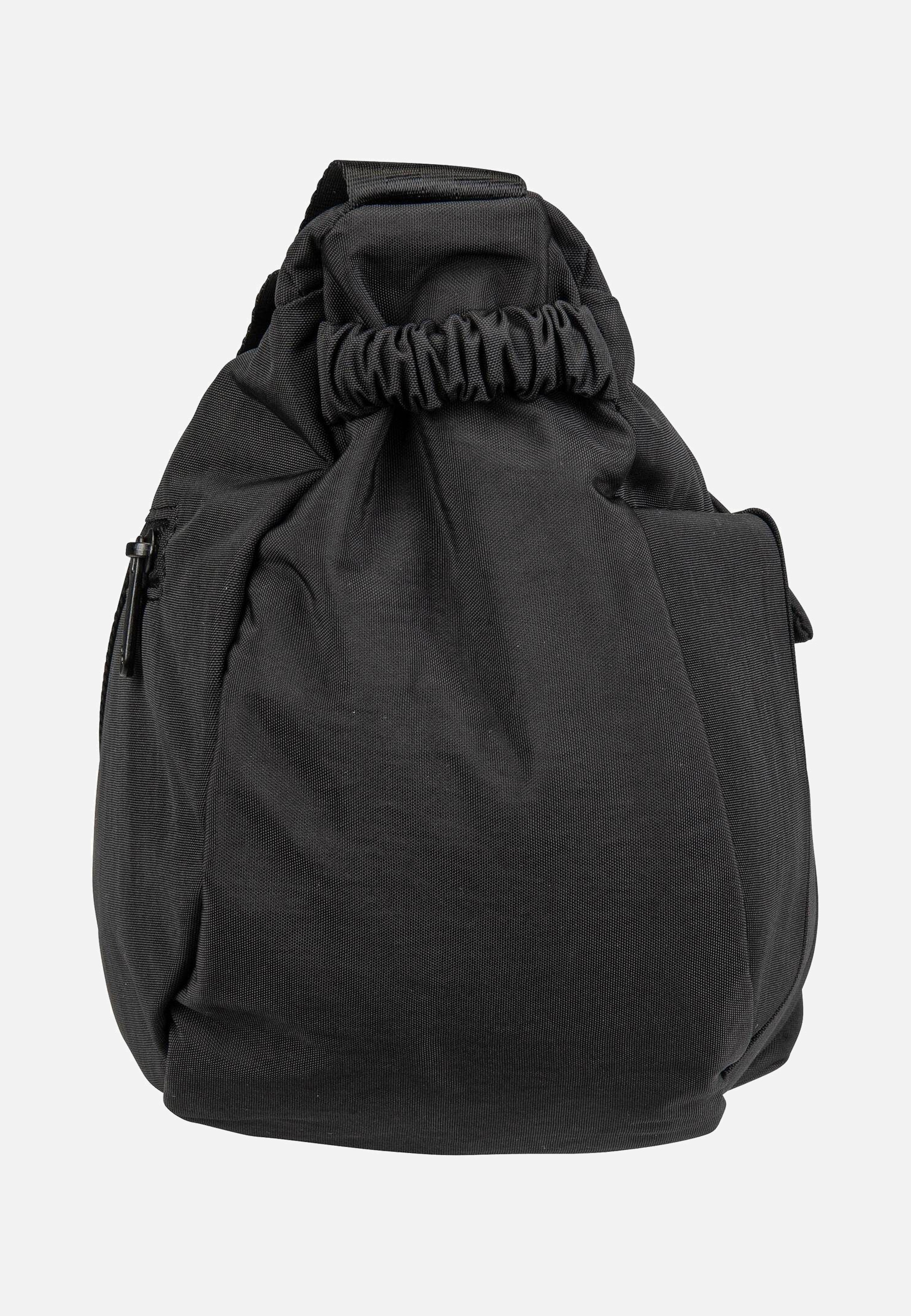 pinqponq Krumm Medium Crinkle Black Umhängetasche