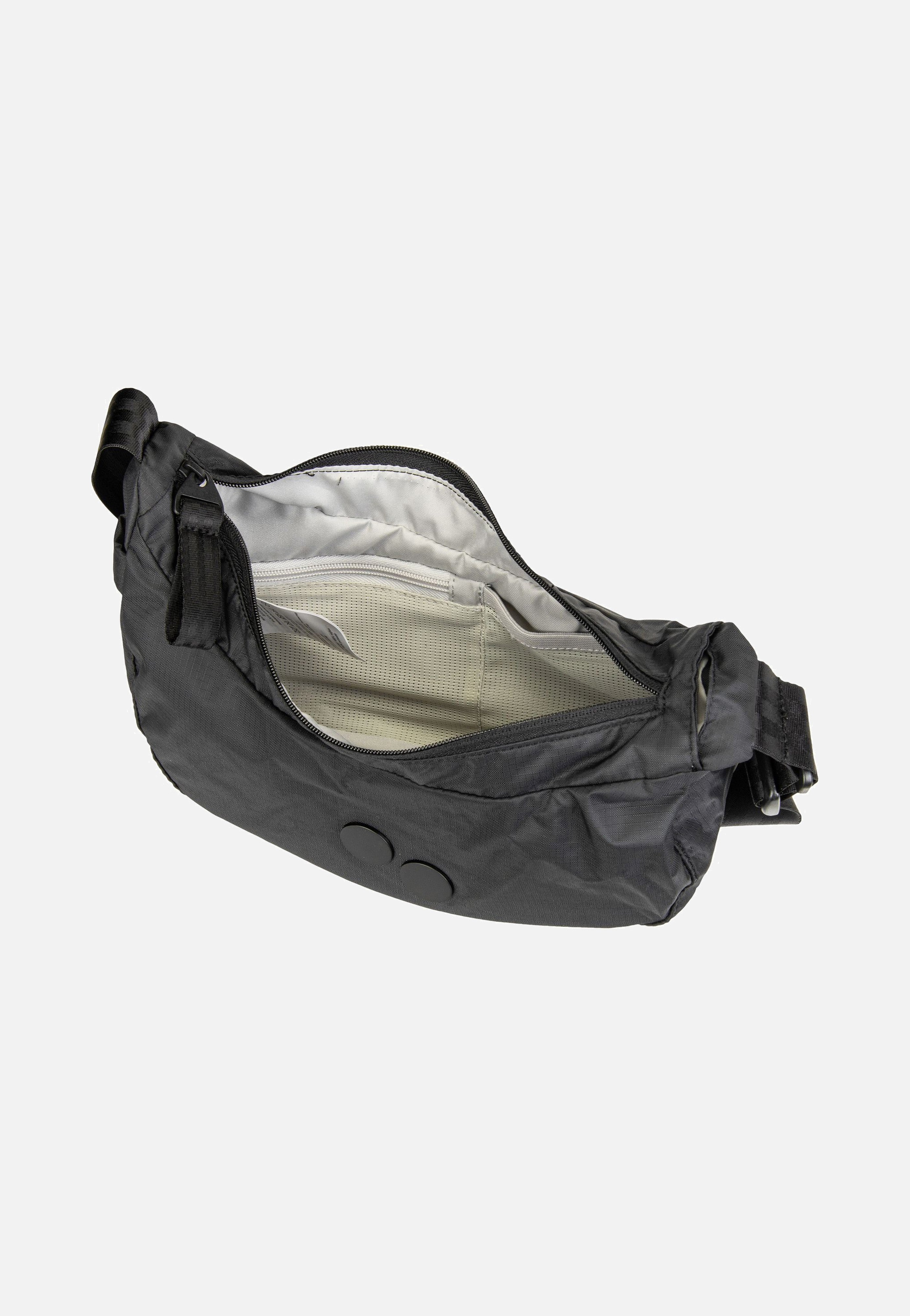 pinqponq Krumm Small Pure Black Umhängetasche