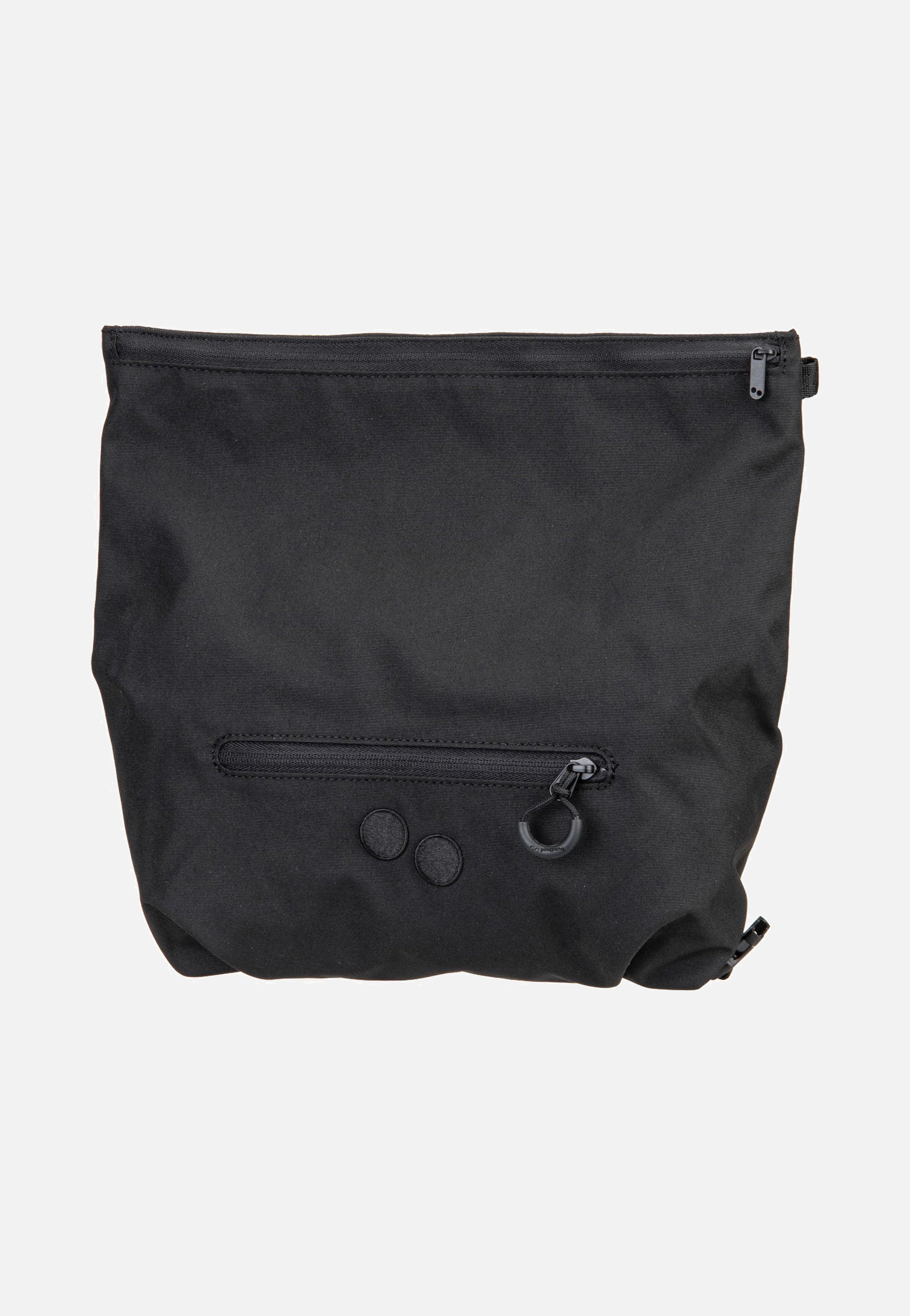 pinqponq Aksel Core Woven Rooted Black Crossbody Bag