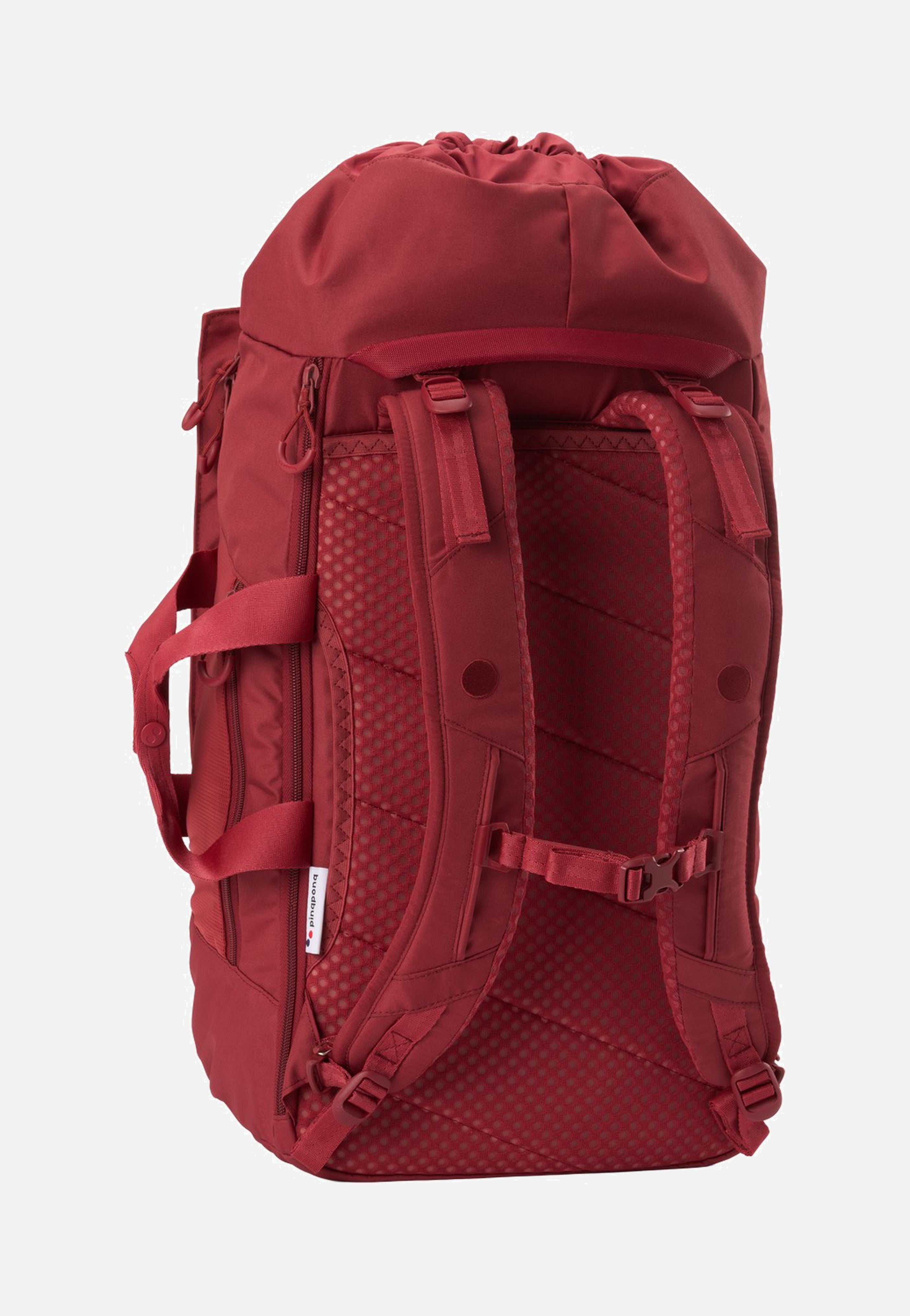 pinqponq Blok Large Sienna Red Travel Backpack