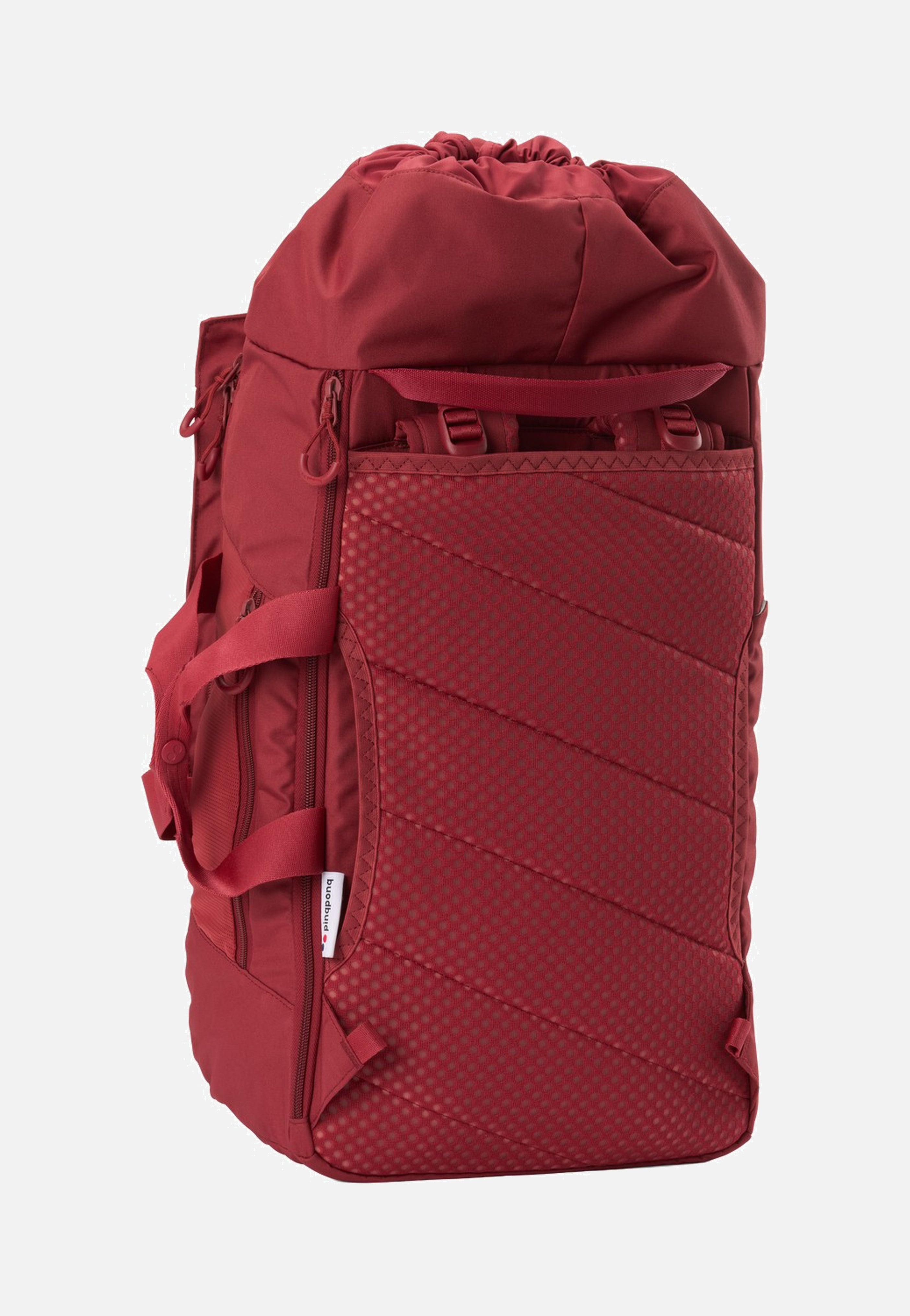 pinqponq Blok Large Sienna Red Travel Backpack