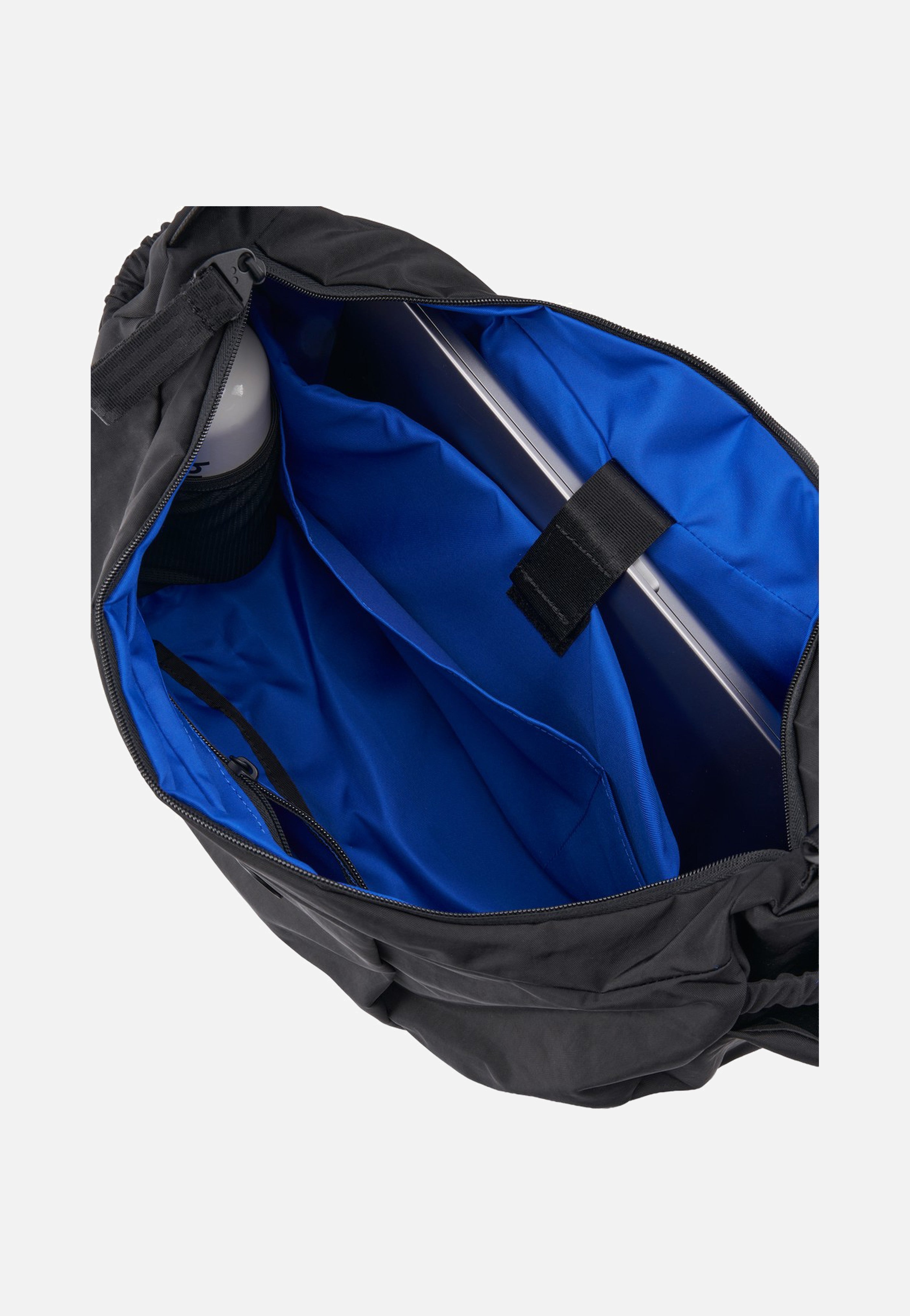 pinqponq Krumm Large Crinkle Black Hobo Bag