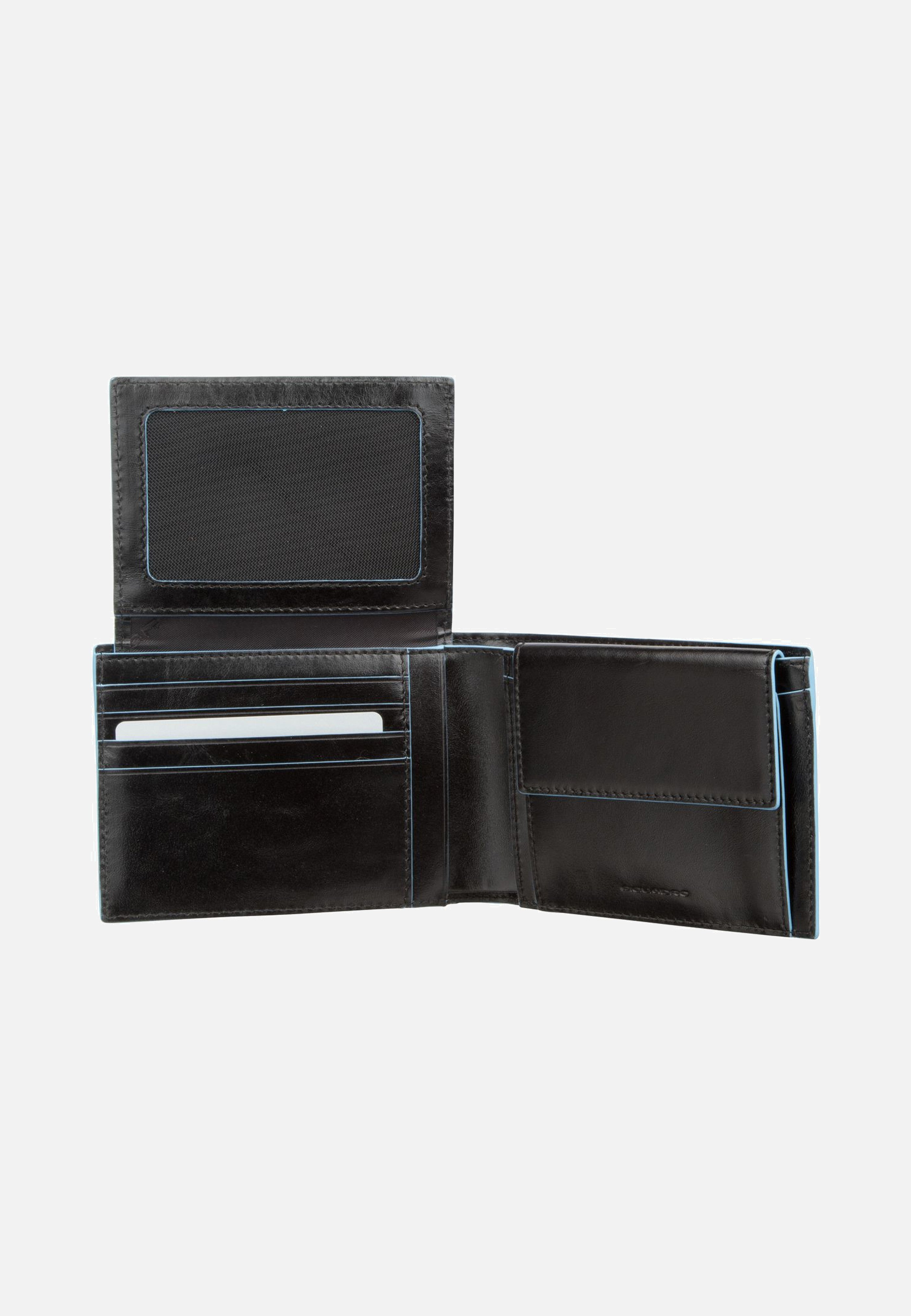 Piquadro Blue Square 1392 RFID Nero Portemonnaie
