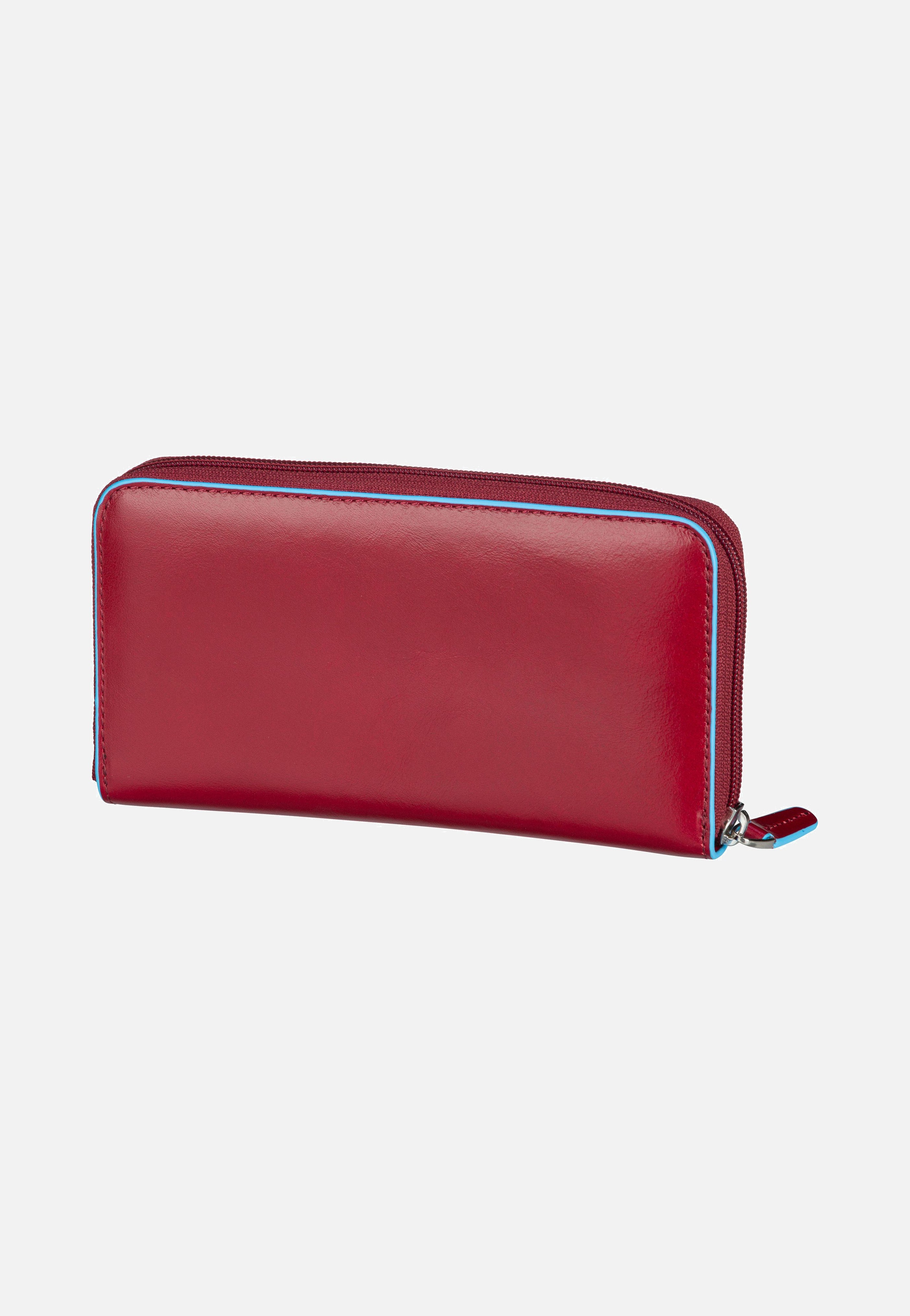 Piquadro Blue Square 1515 RFID Rosso Portemonnaie