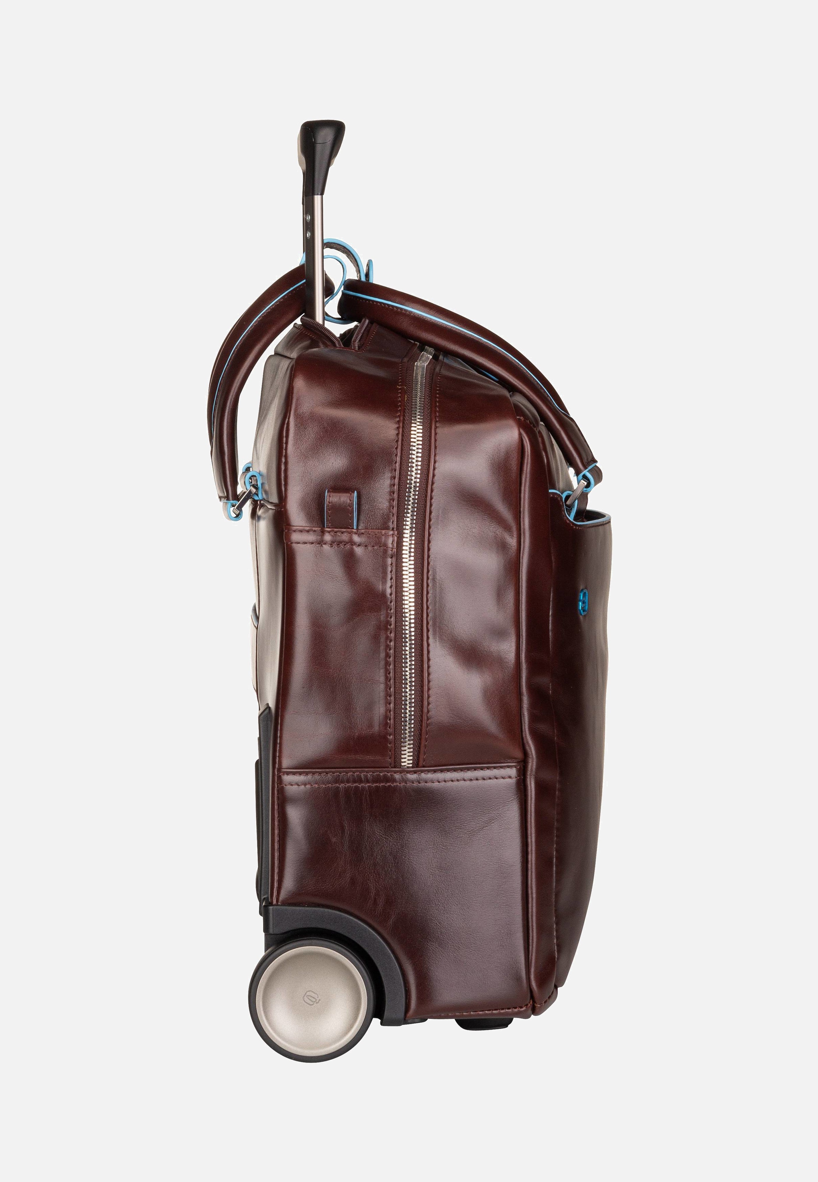 Piquadro Blue Square Wheeled 4729 Mogano Pilotenkoffer