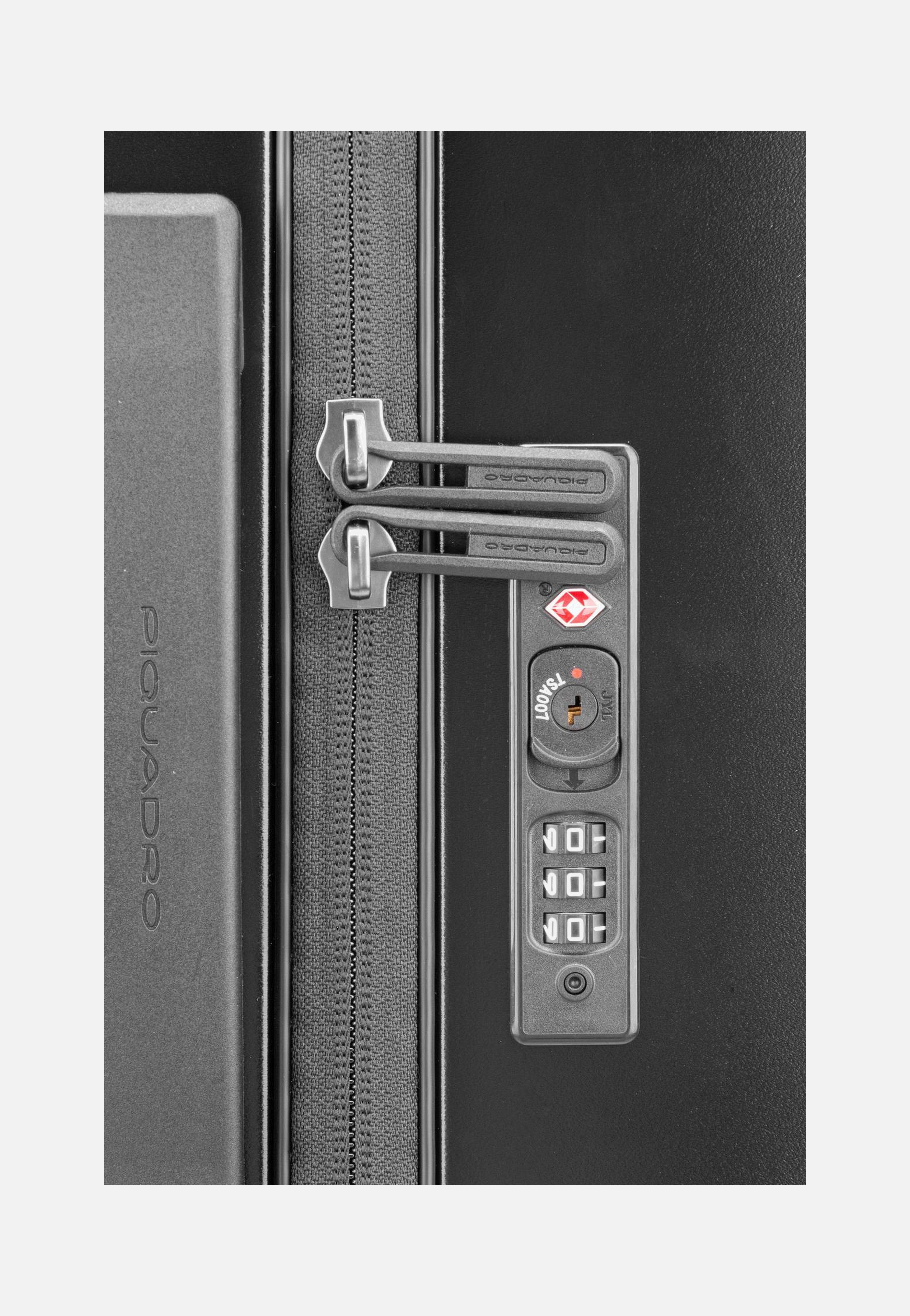 Piquadro PQ Light Big Spinner 4428 Nero Opaco Koffer