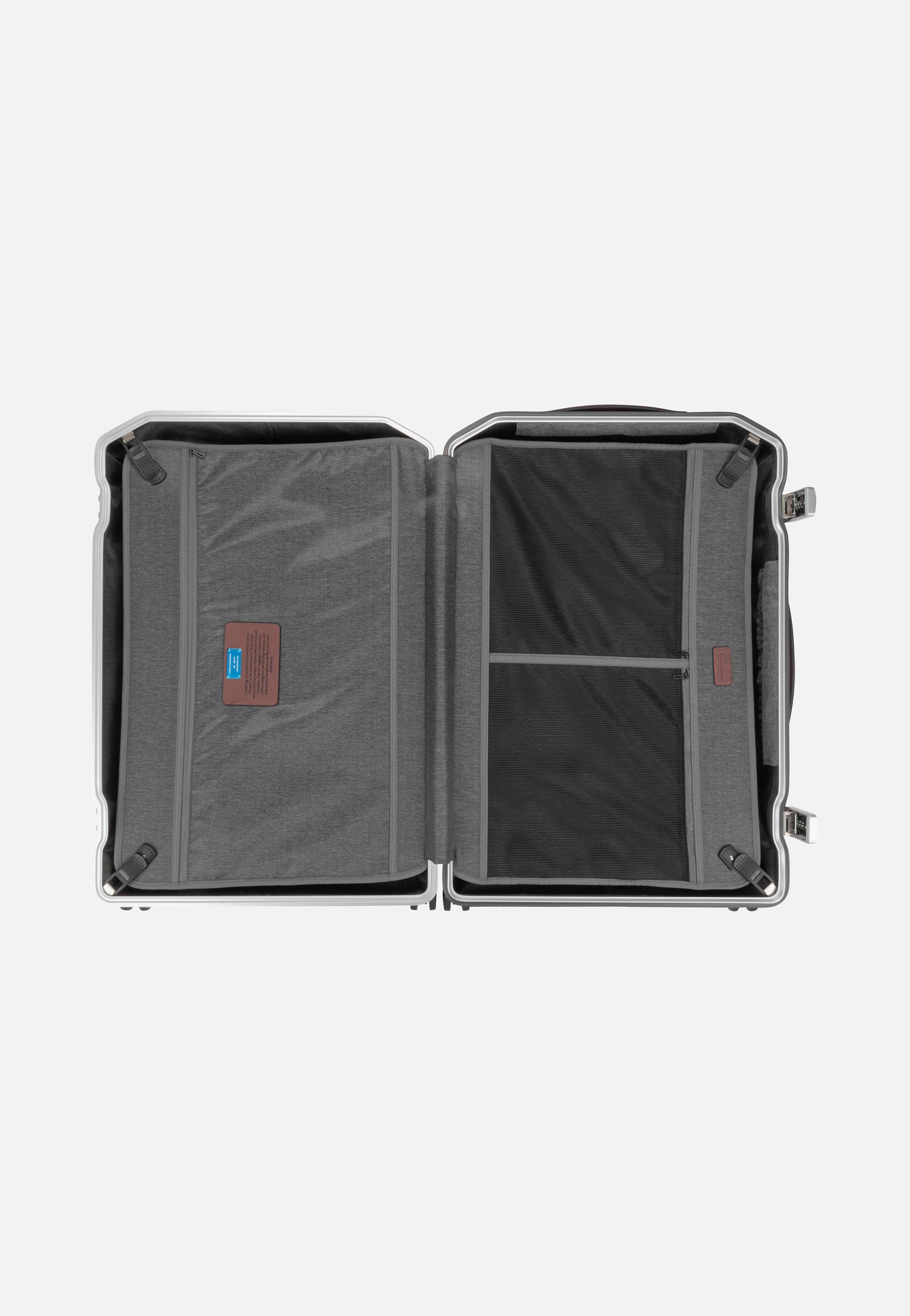Piquadro PQ-LM Big Spinner 4428 Nero-Cuoio Koffer