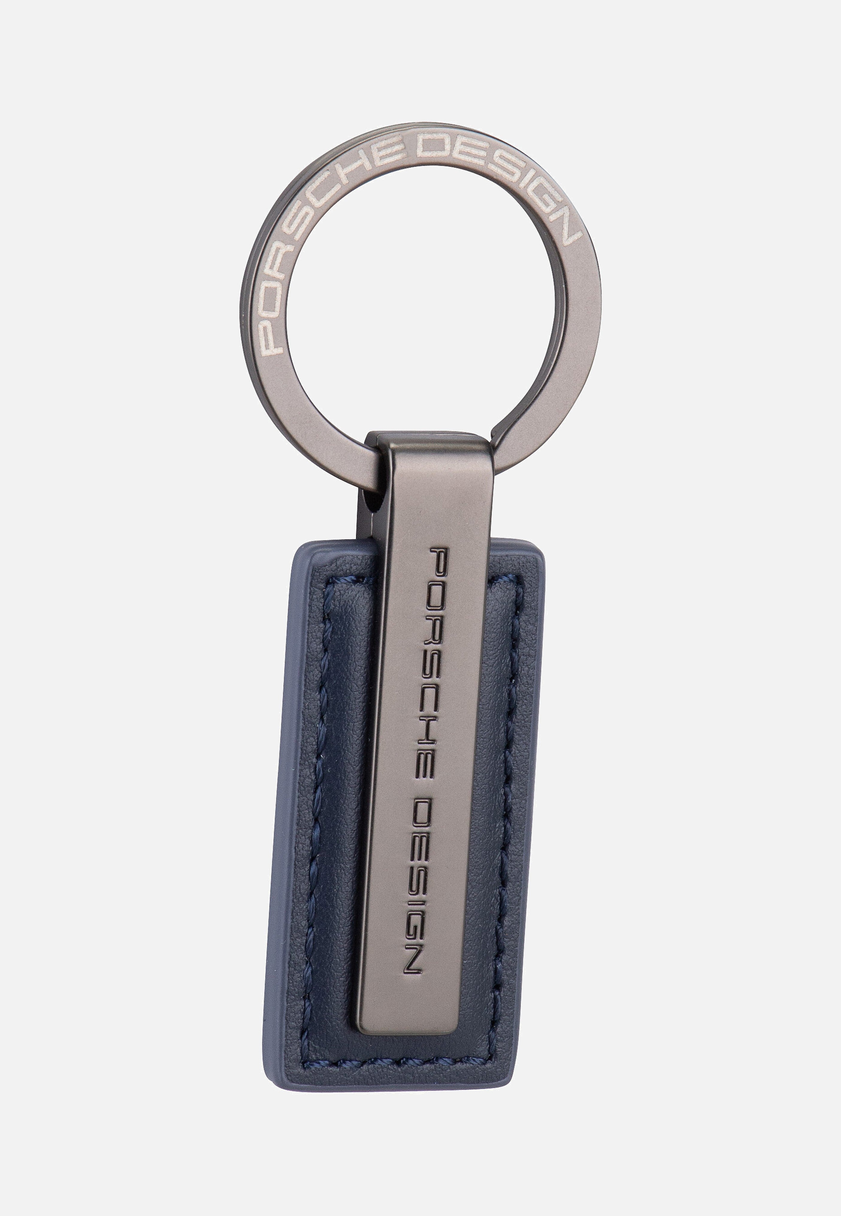 Porsche Design Keyring Metal Bar 28801 Dark Blue Keychain