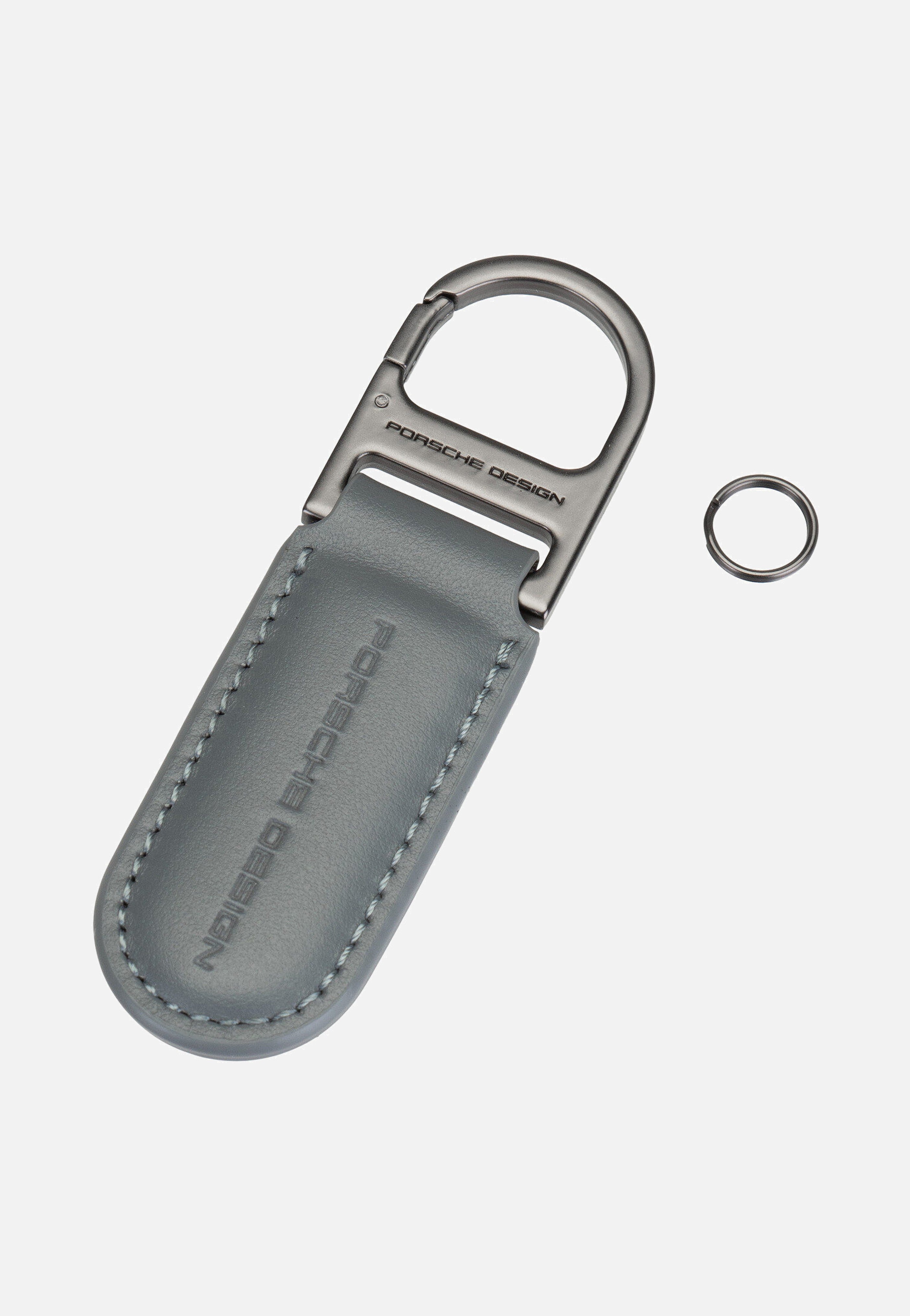 Porsche Design Keyring Oval 28809 Anthracite Keychain