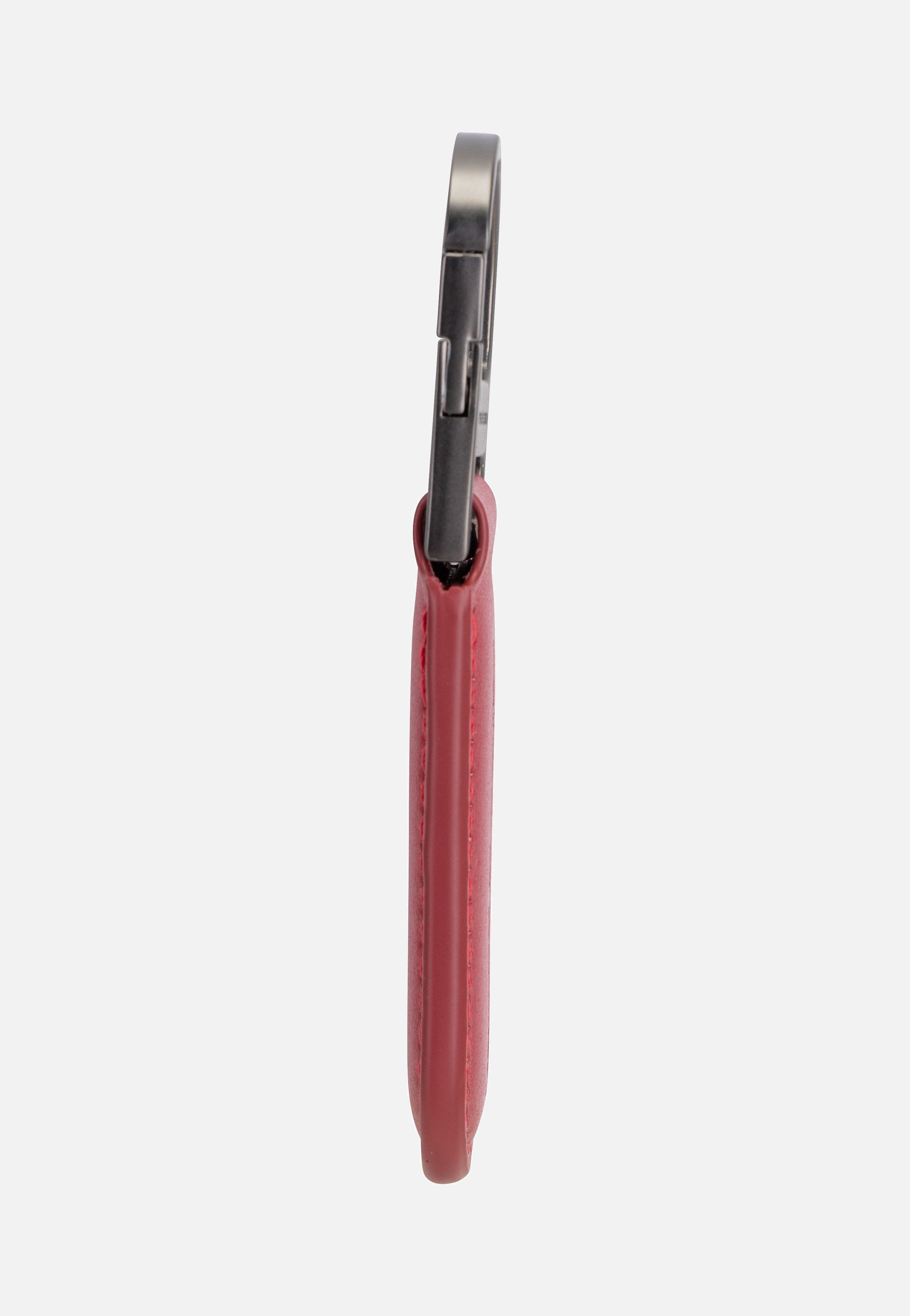 Porsche Design Keyring Oval 28809 Carmine Red Keychain
