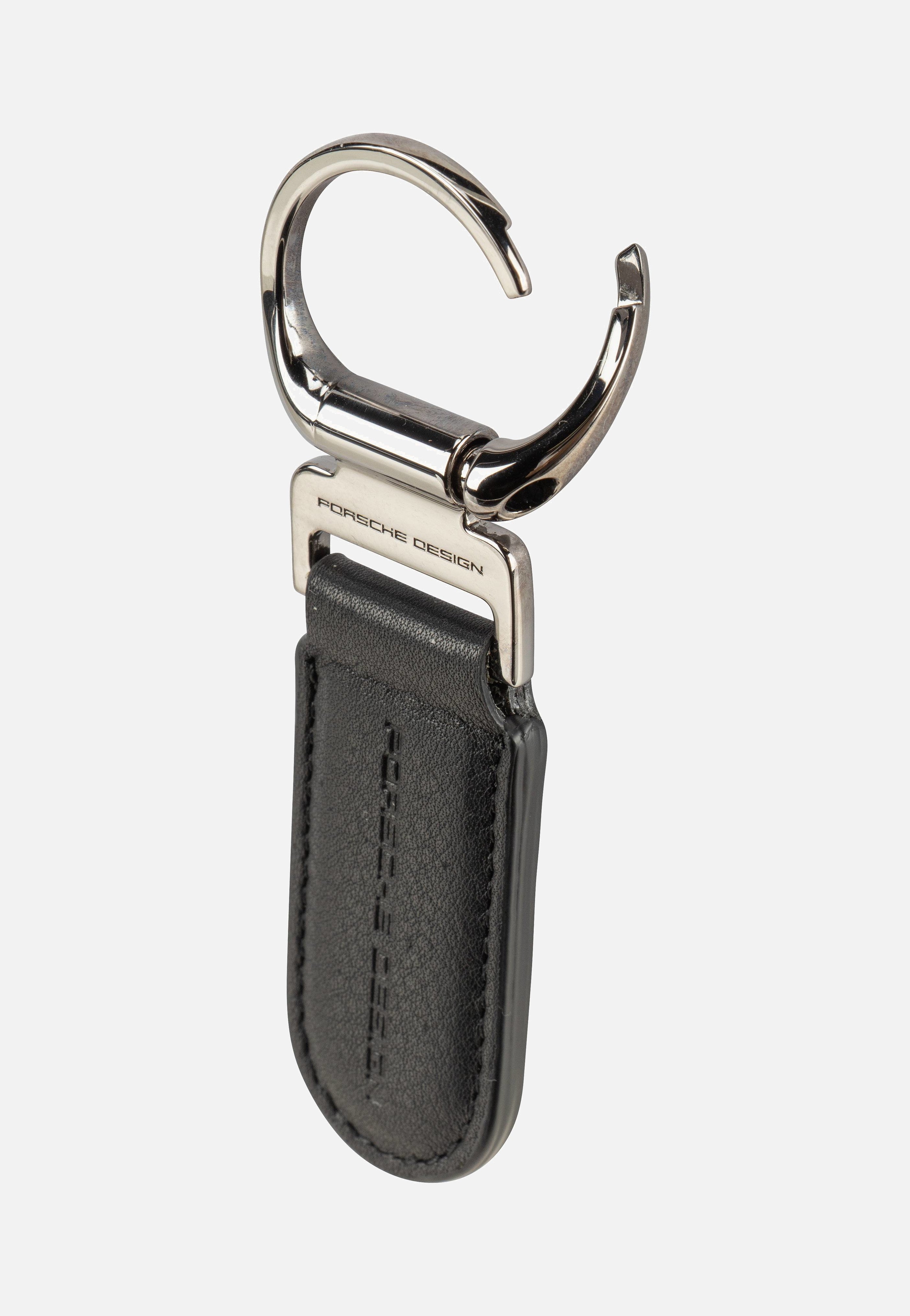 Porsche Design Keyring Oval 8806 Black Keychain