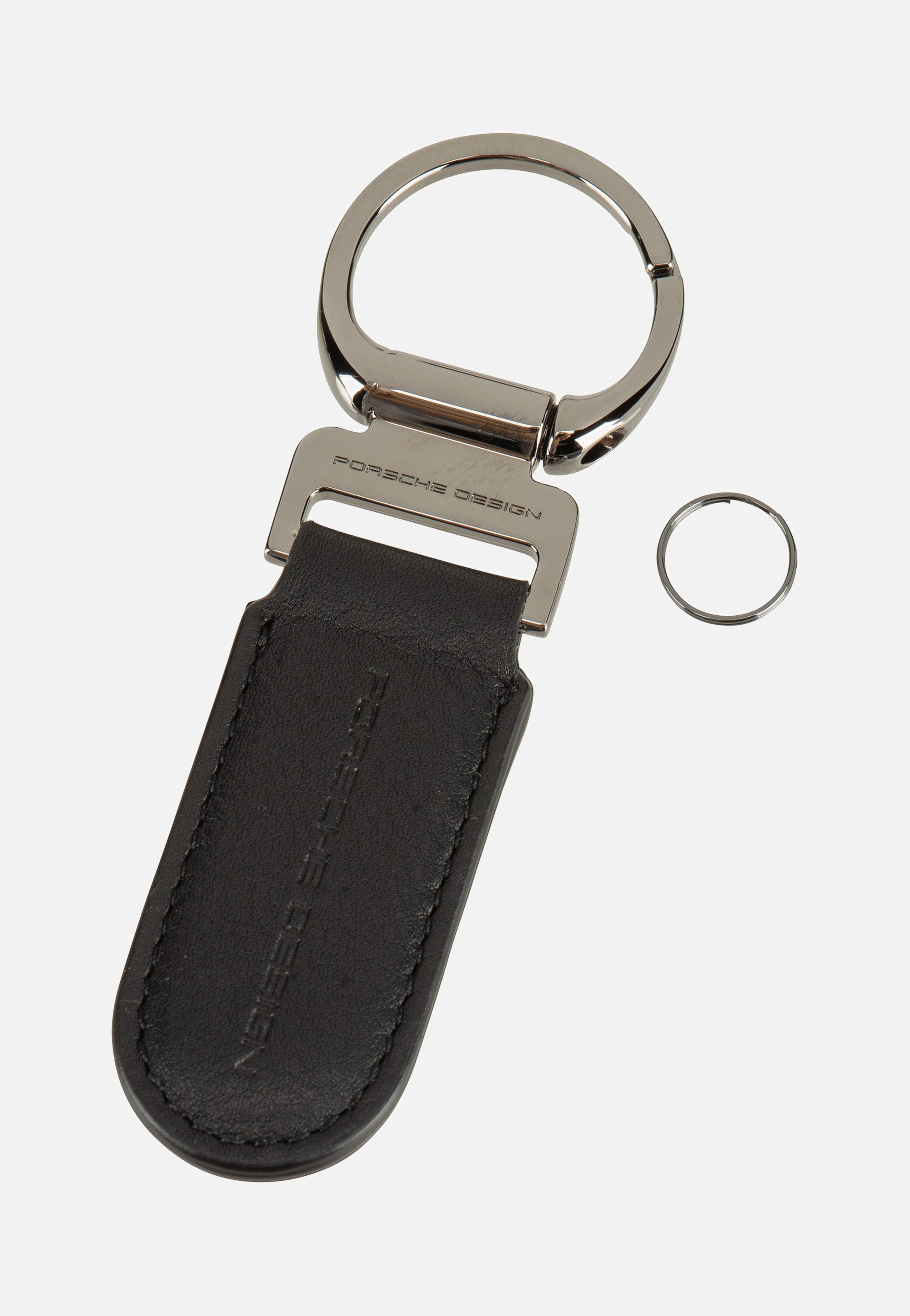 Porsche Design Keyring Oval 8806 Black Keychain