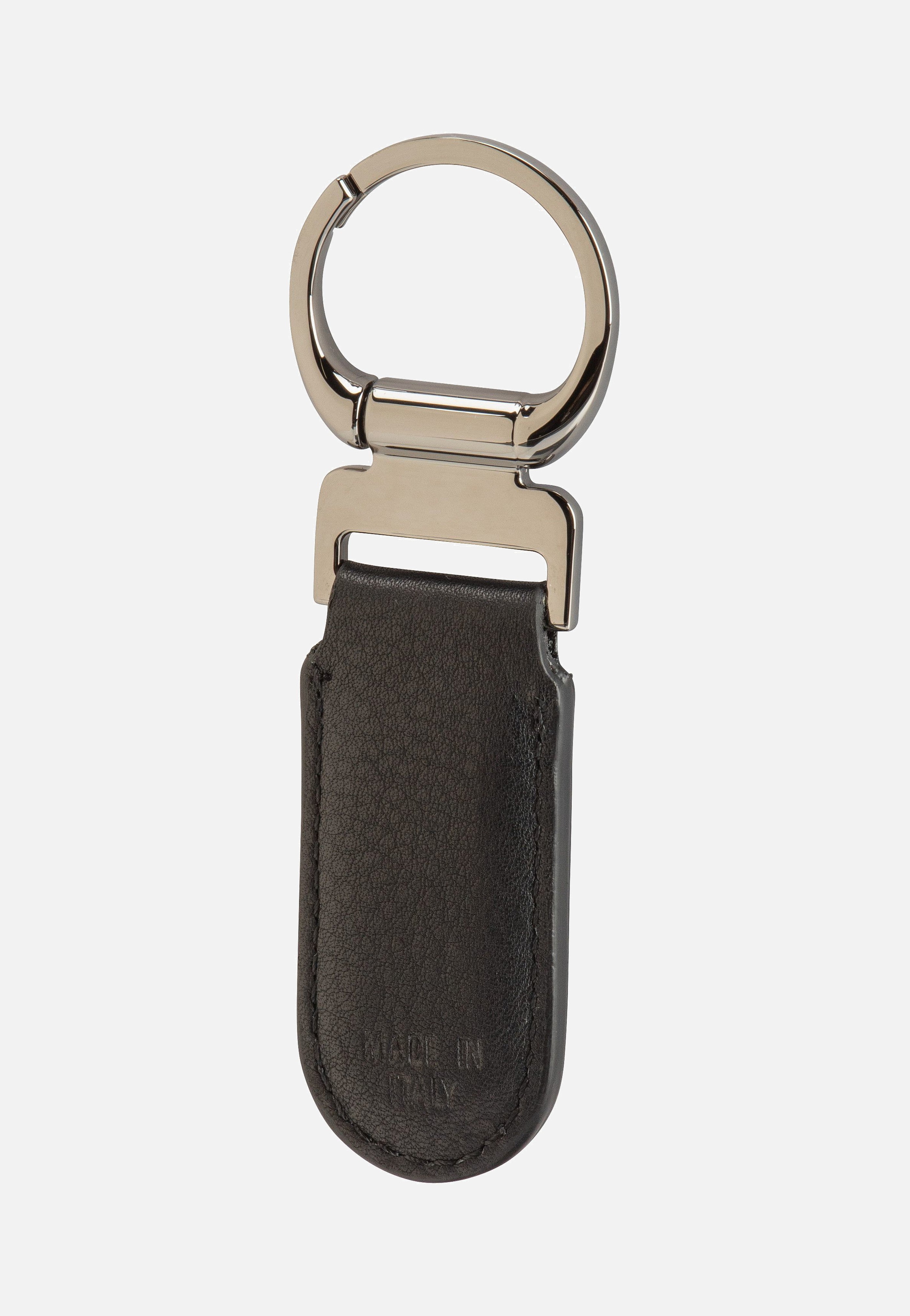 Porsche Design Keyring Oval 8806 Black Keychain