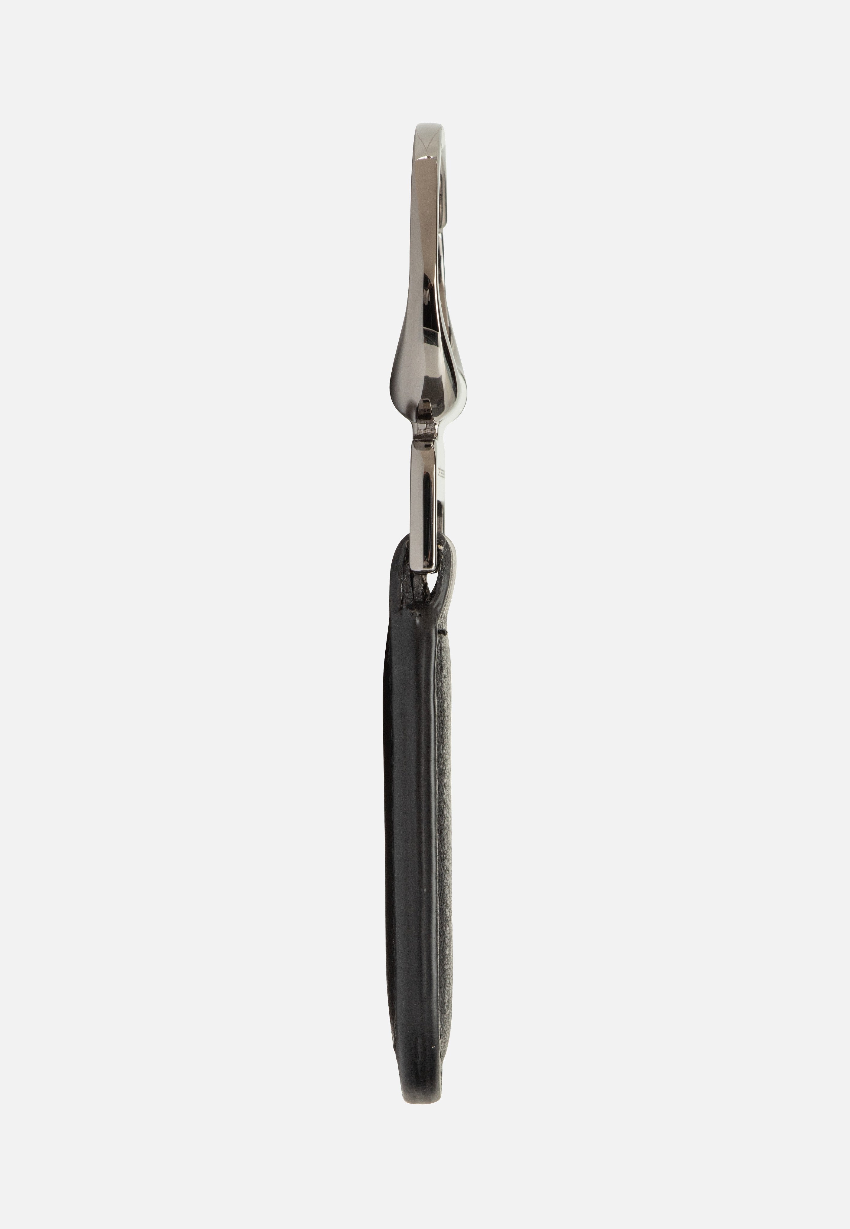Porsche Design Keyring Oval 8806 Black Keychain