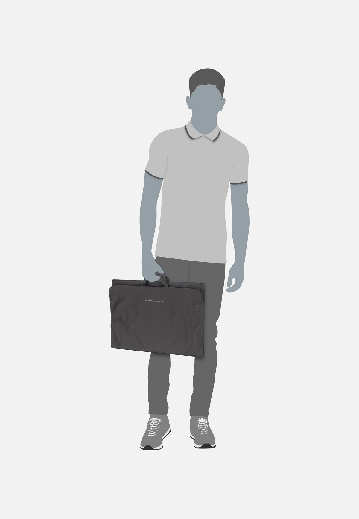 Porsche Design PD Garment Bag Black Garment Bag