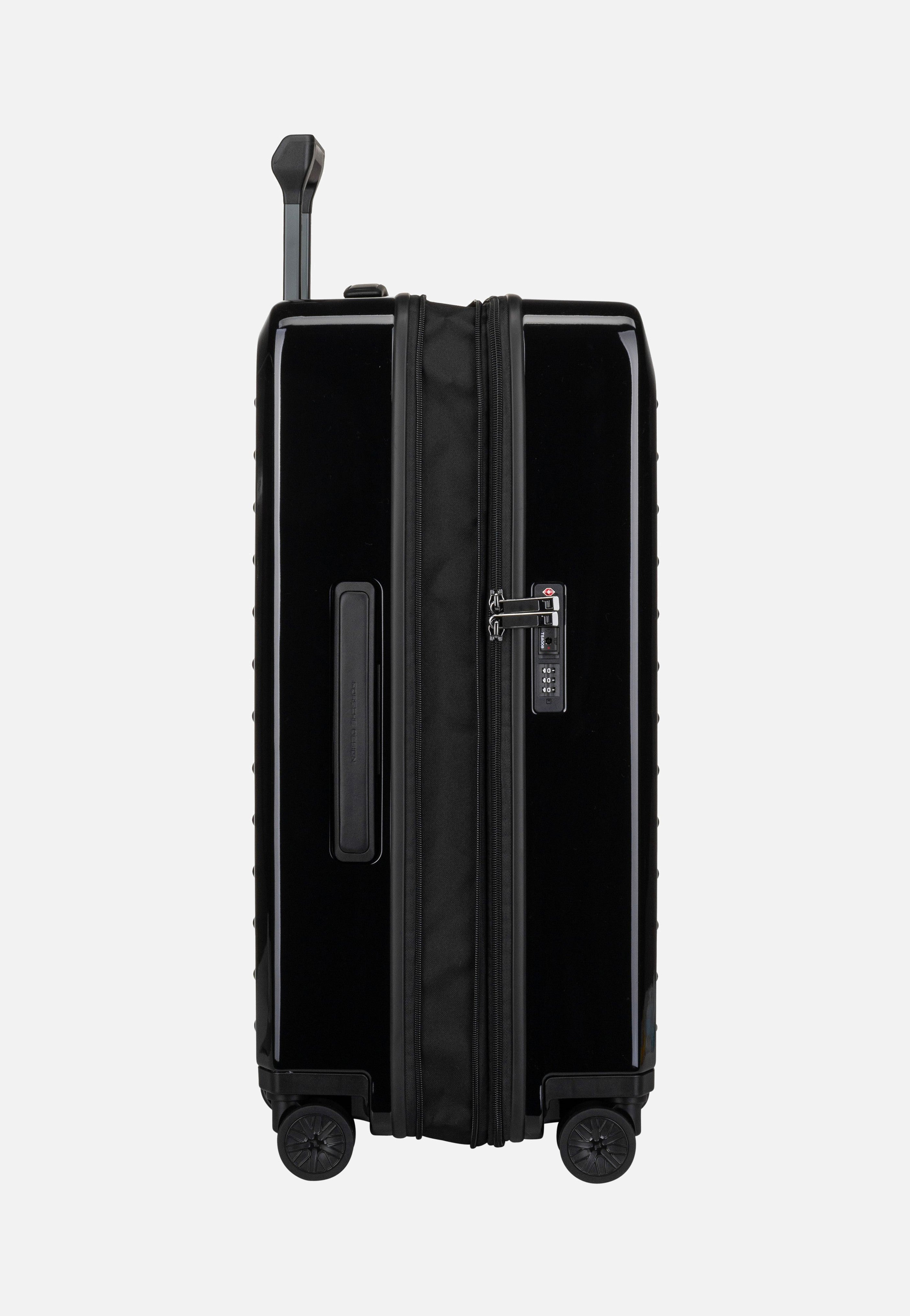 Porsche Design Roadster 4W Trolley M Shiny Black Koffer