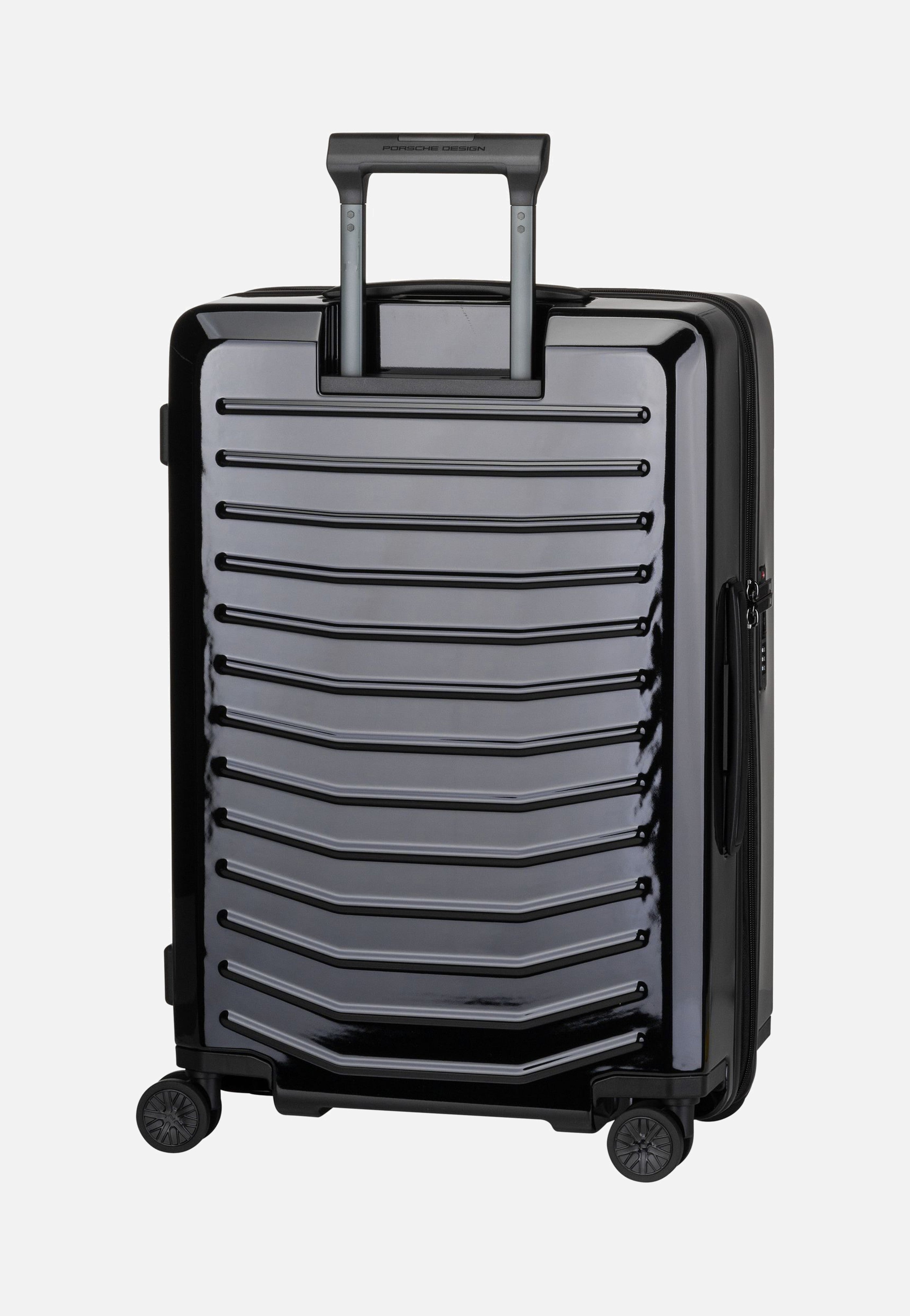Porsche Design Roadster 4W Trolley M Shiny Black Koffer