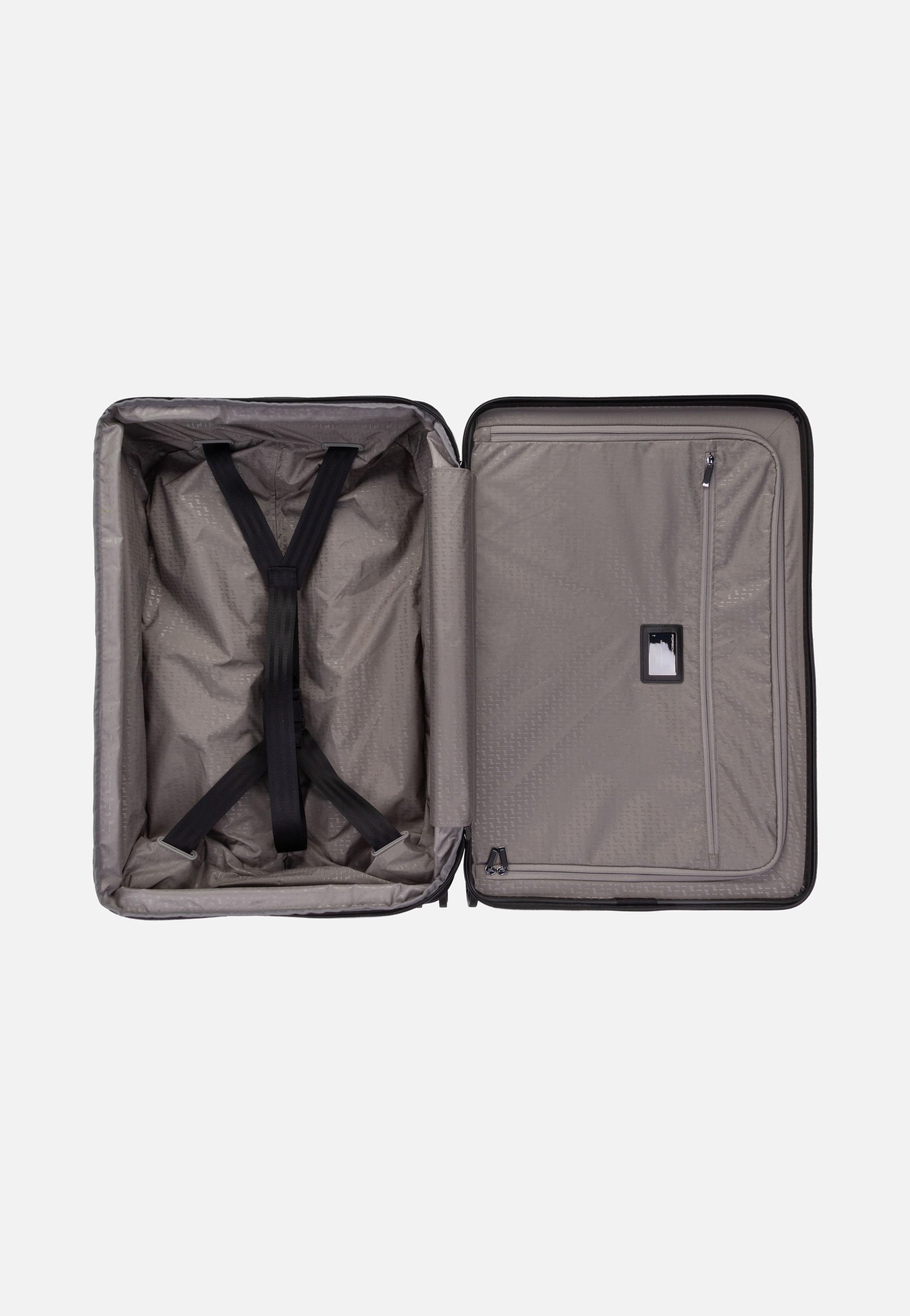 Porsche Design Roadster 4W Trolley M Shiny Black Koffer