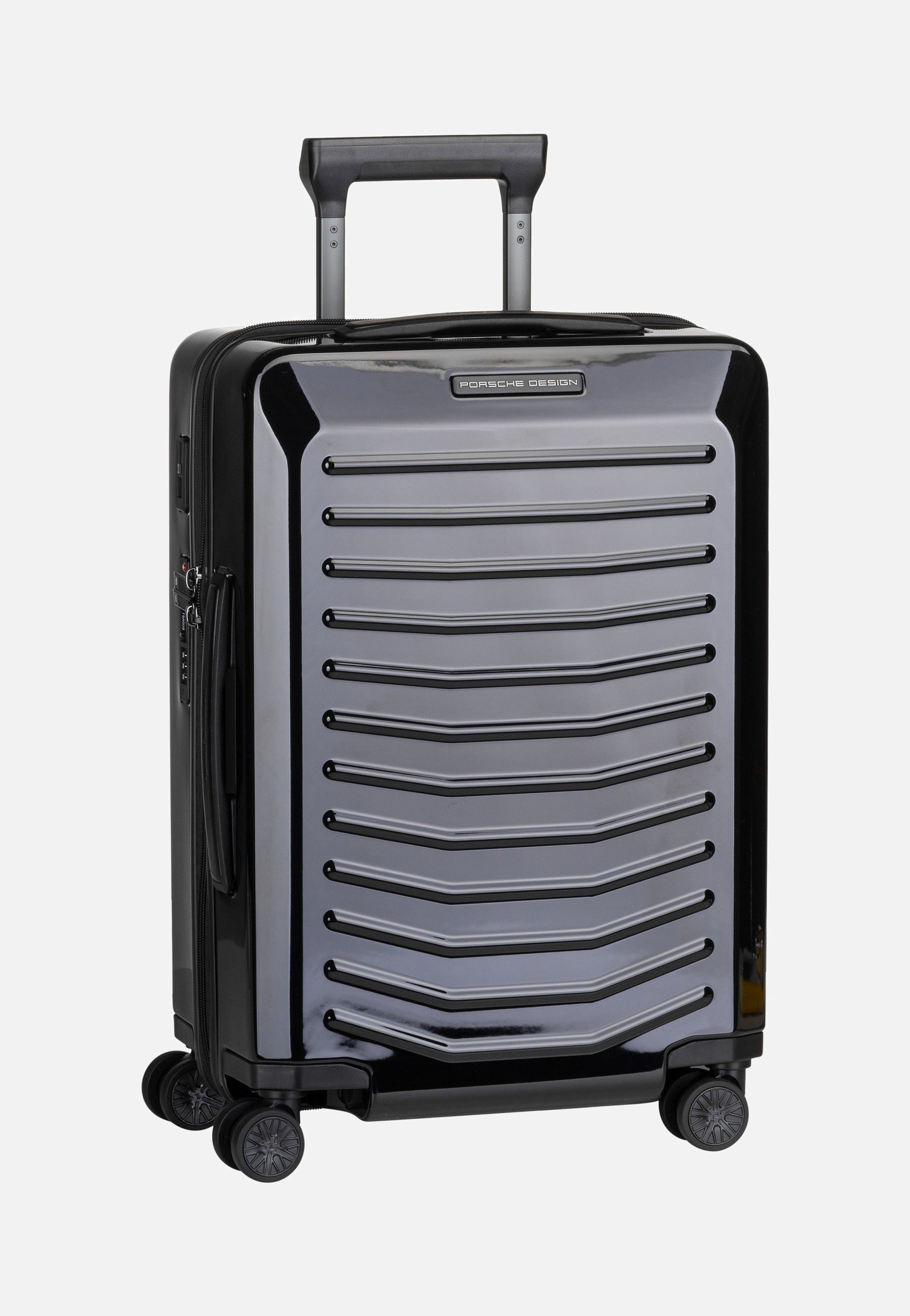 Porsche Design Roadster 4W Trolley S Shiny Black Koffer