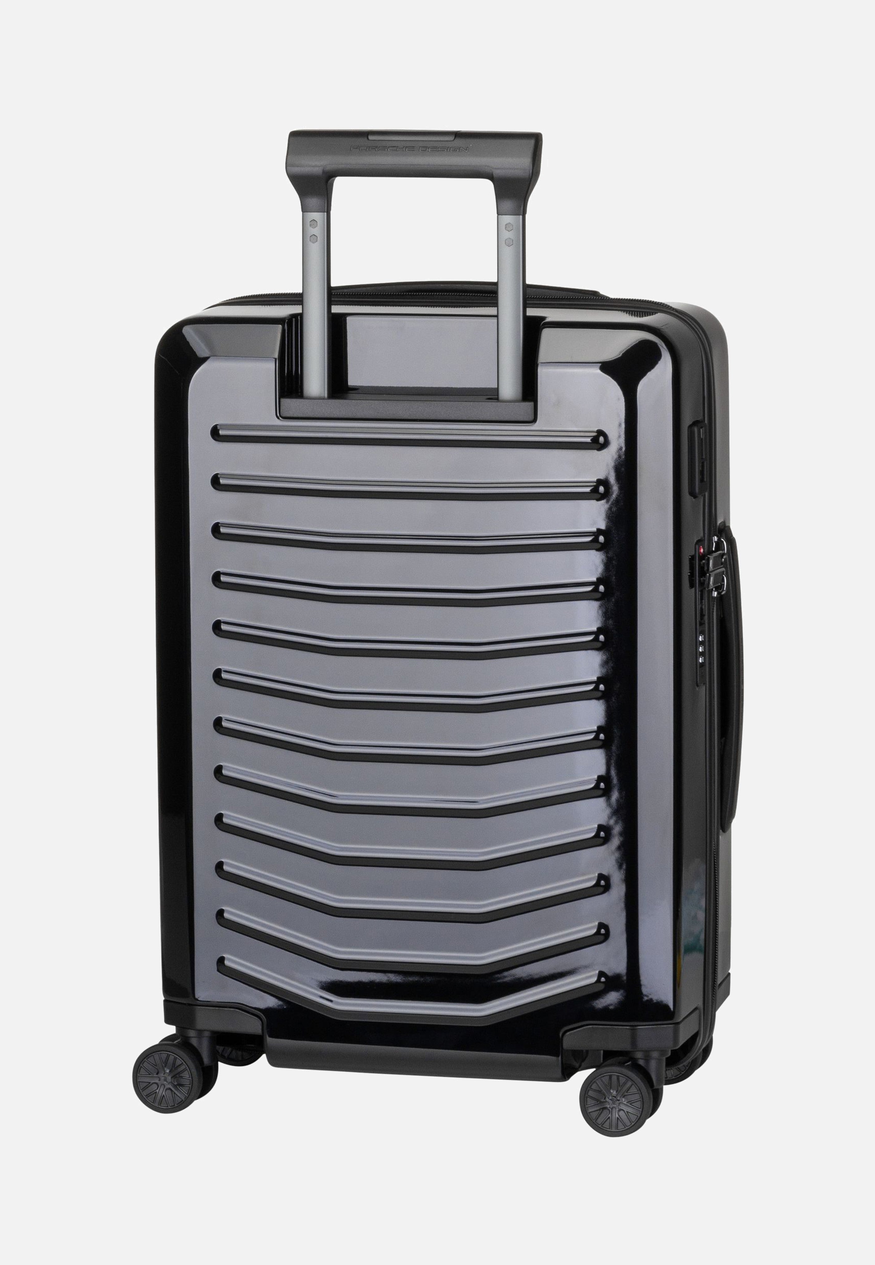 Porsche Design Roadster 4W Trolley S Shiny Black Koffer