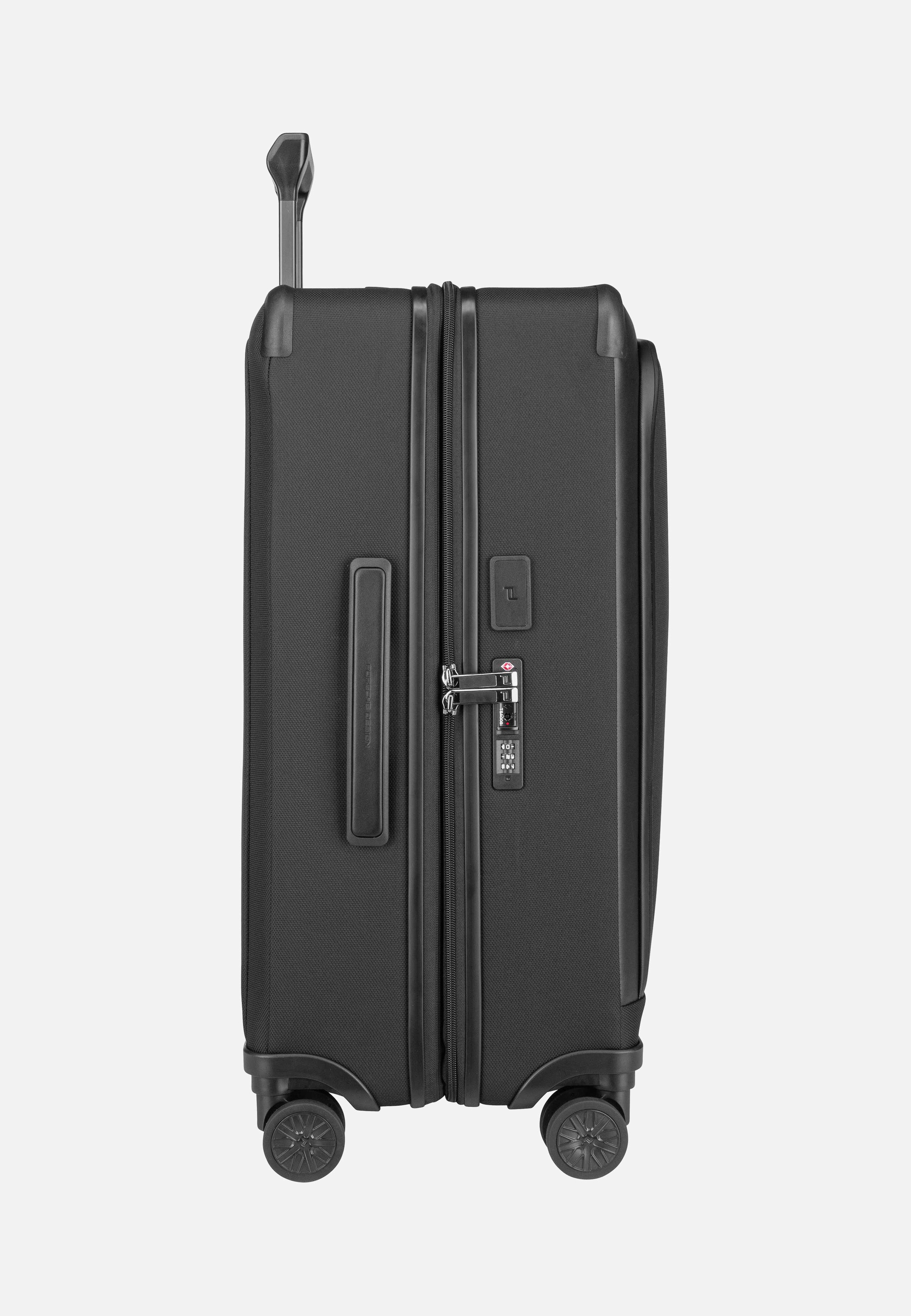 Porsche Design Roadster Nylon 4W Trolley M Exp Black Koffer