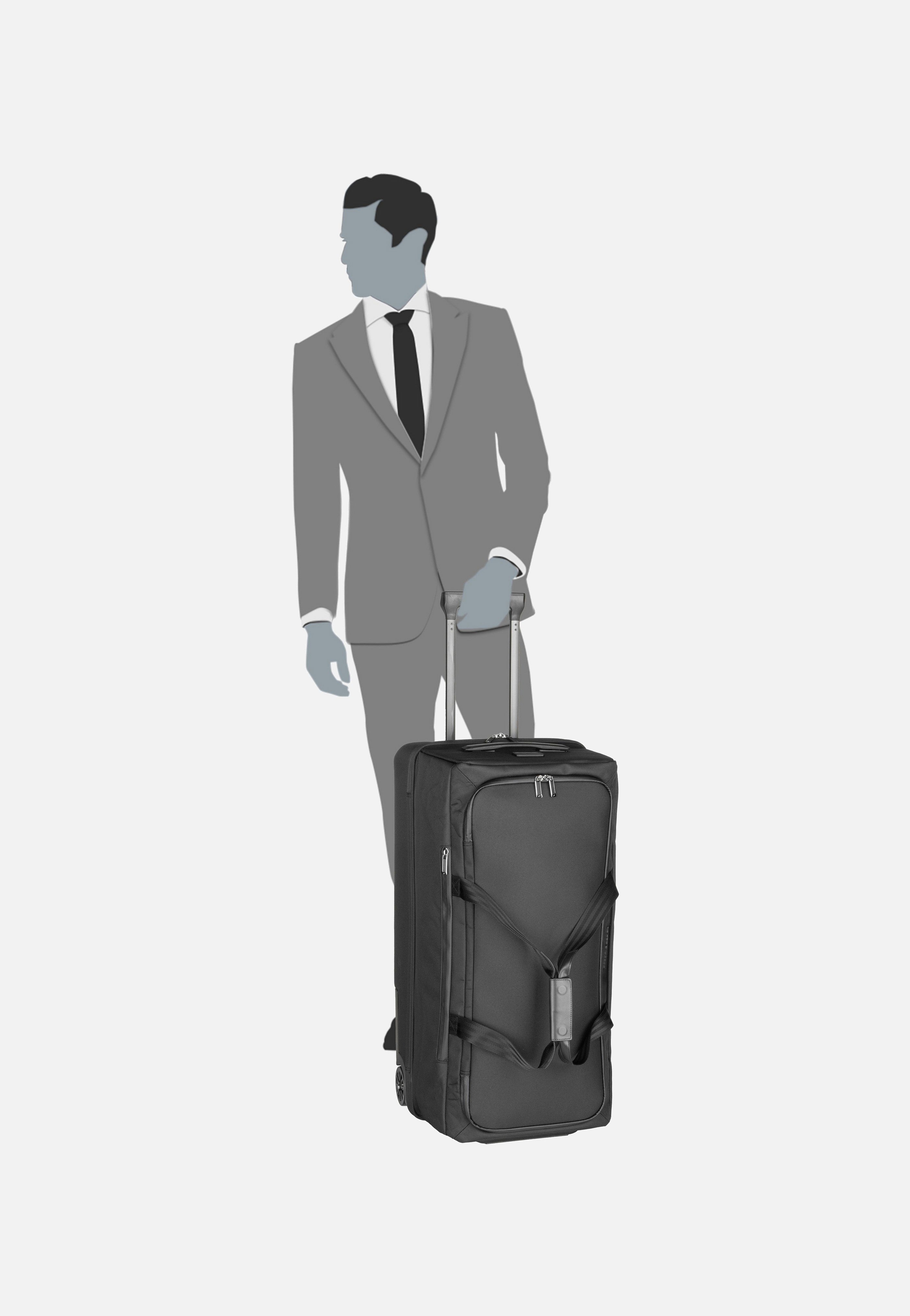 Porsche Design Roadster Rolling Duffle 30'' Black Reisetasche