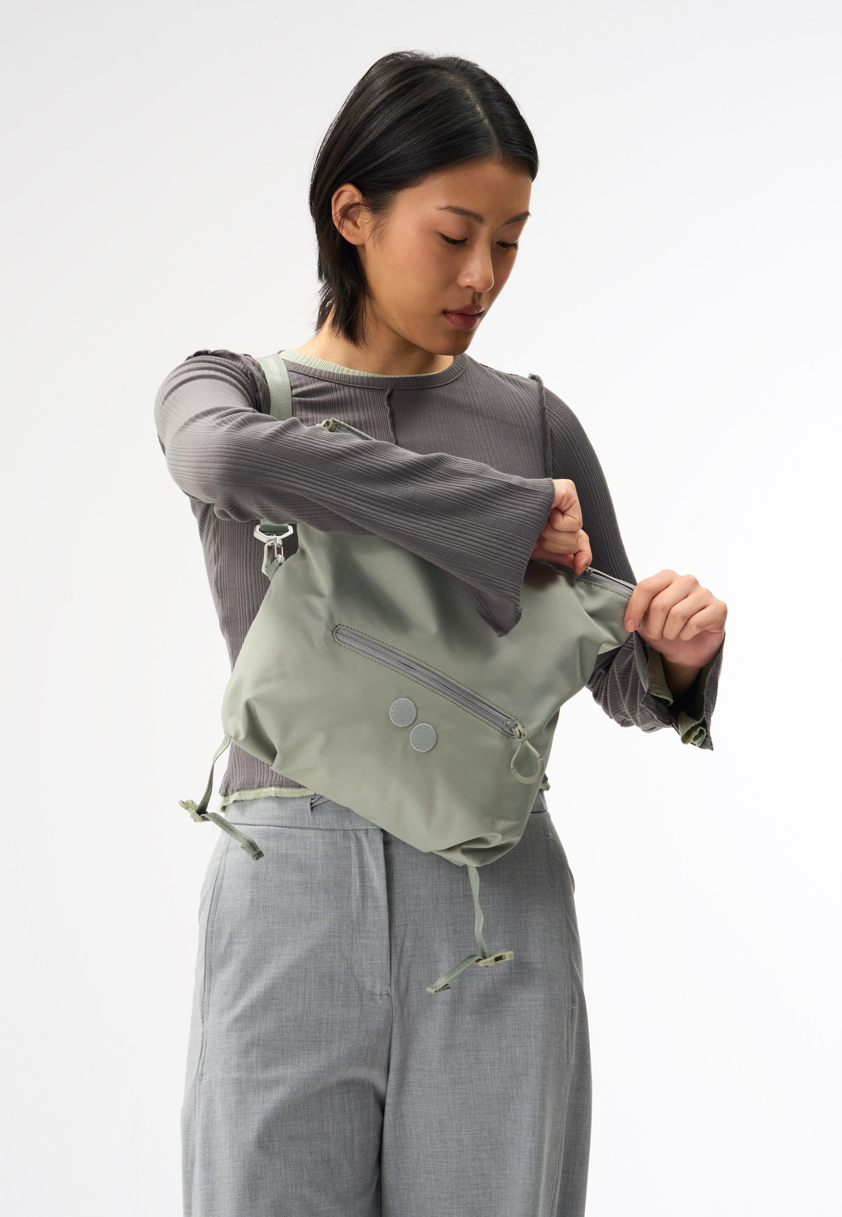 pinqponq Aksel Misted Mint Crossbody Bag