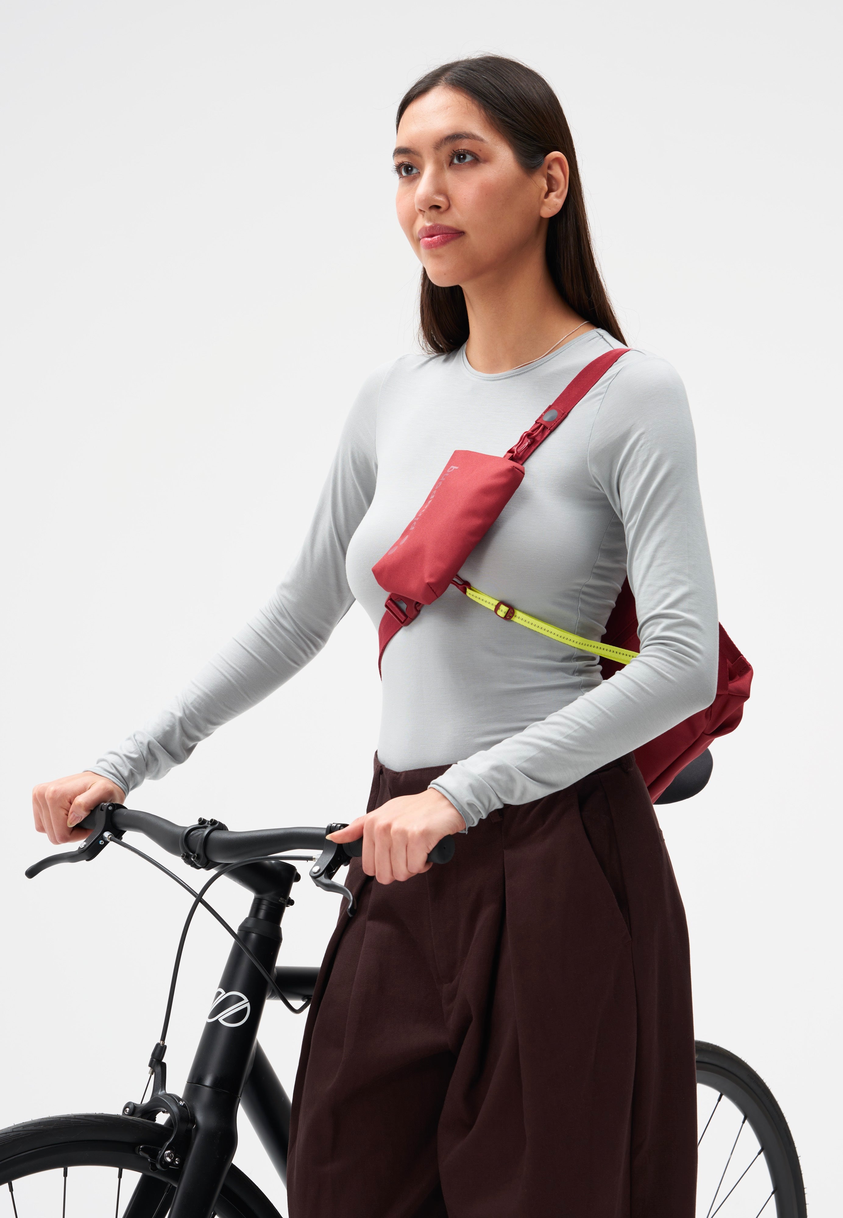 pinqponq Aksel Sienna Red Crossbody Bag