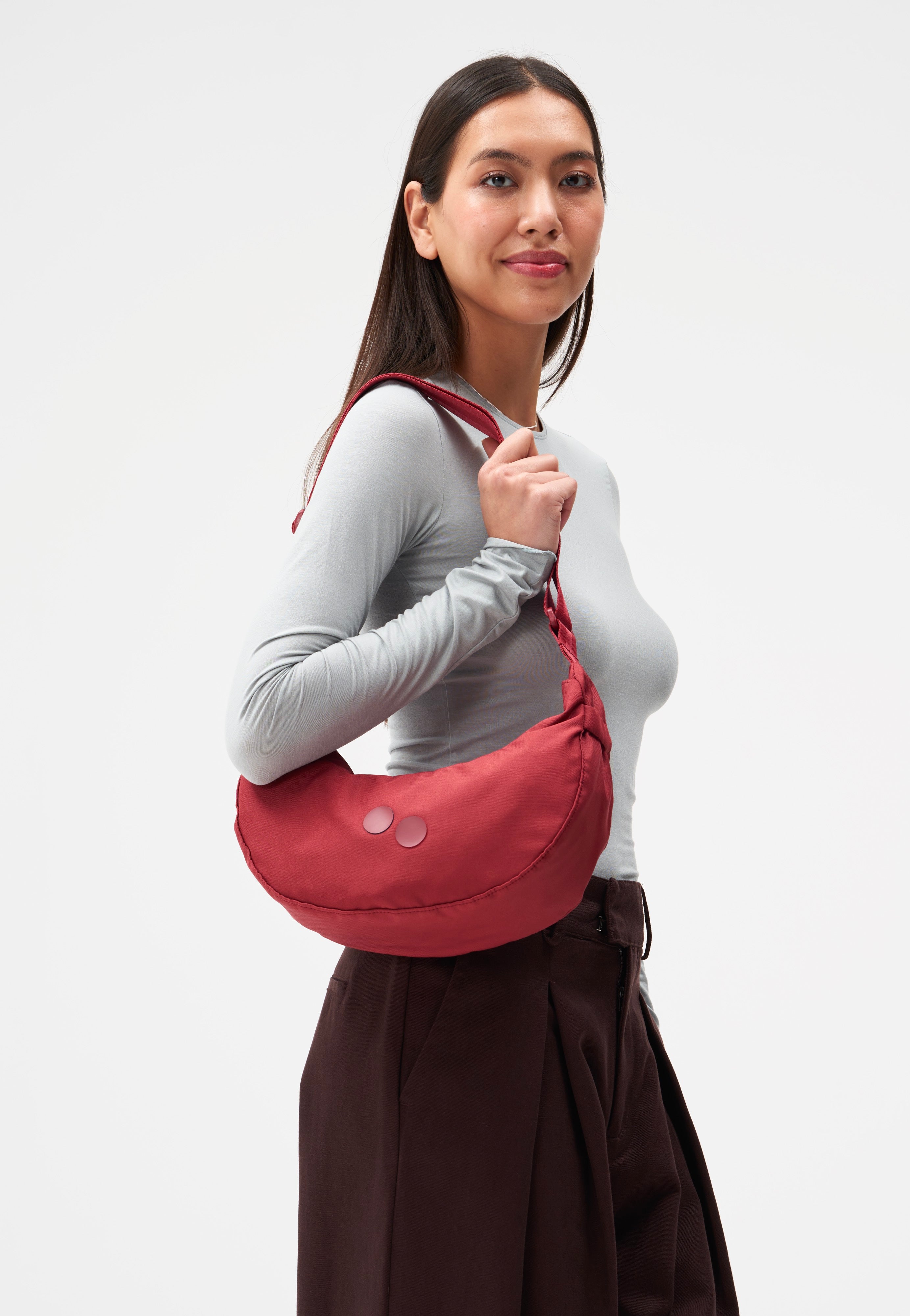 pinqponq Krumm Small Sienna Red Crossbody Bag
