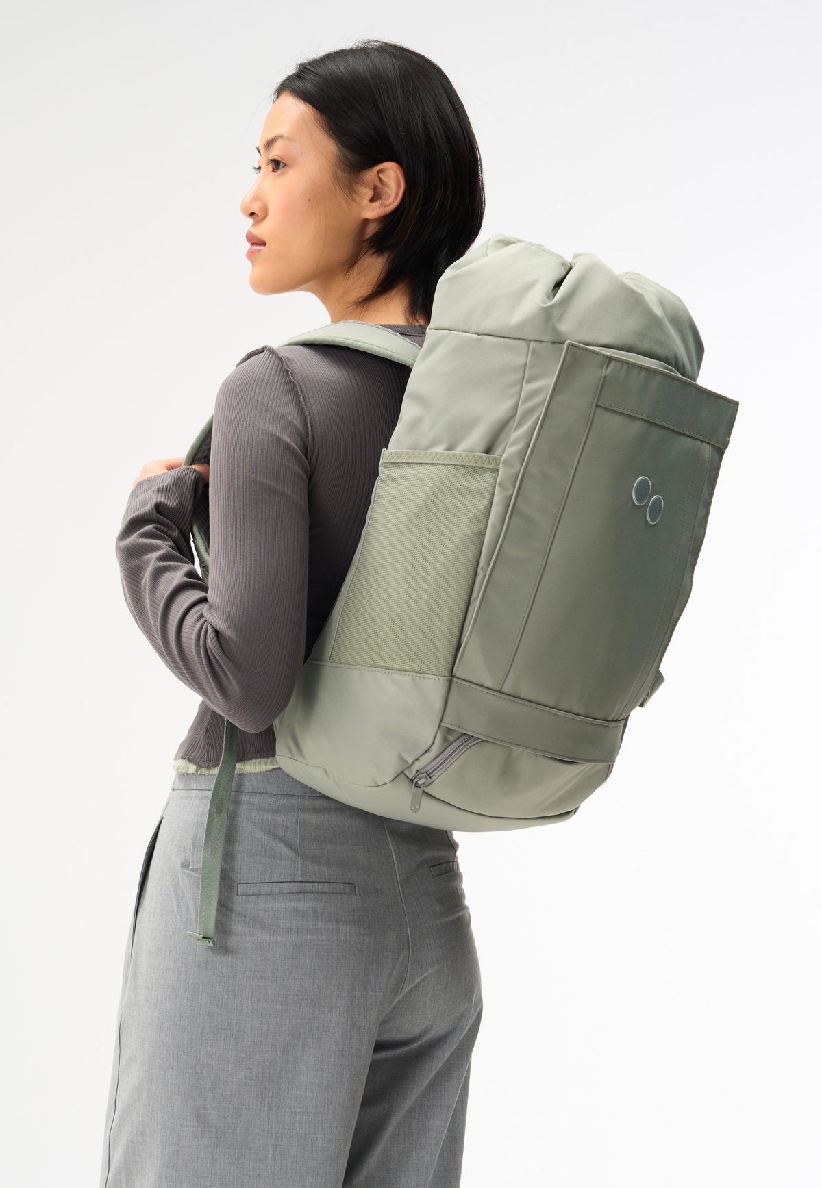 pinqponq Blok Medium Misted Mint Reiserucksack