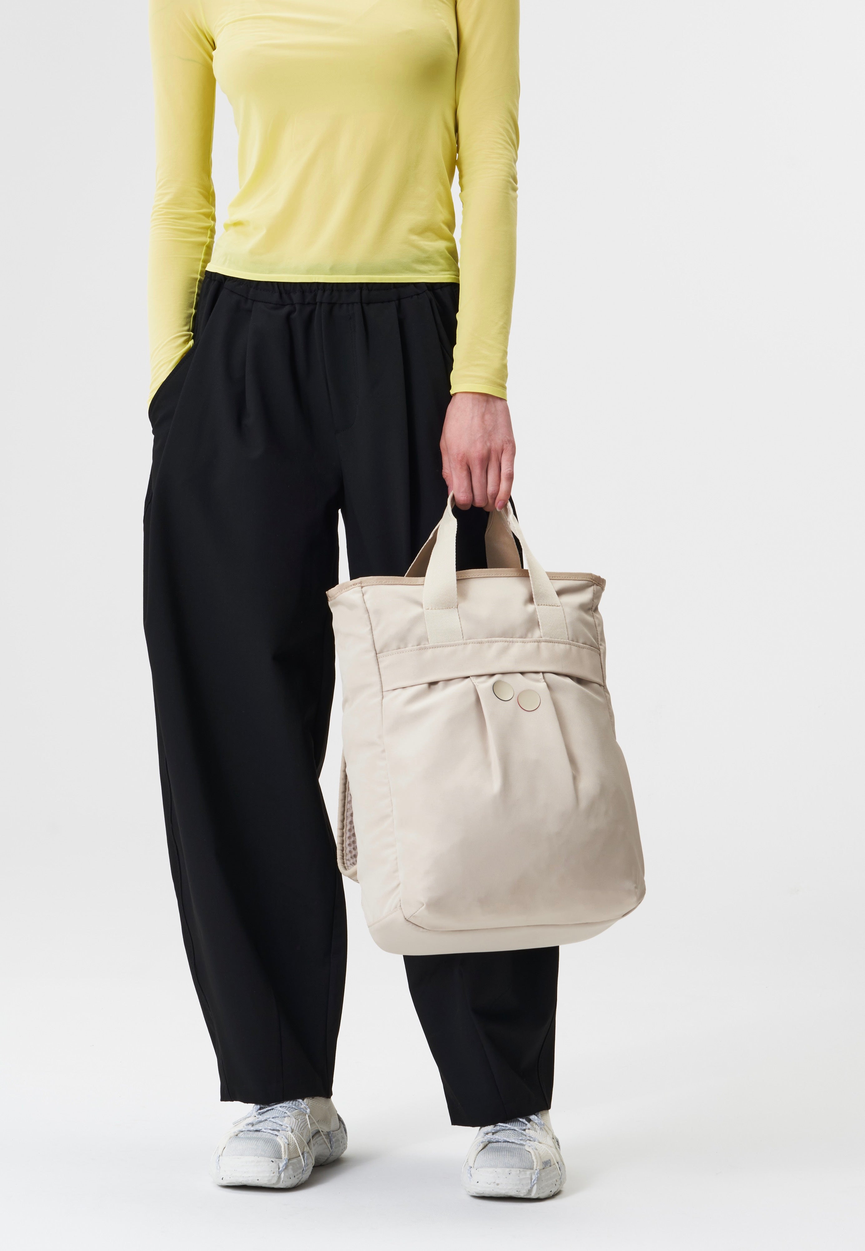 pinqponq Komo Cliff Beige Backpack