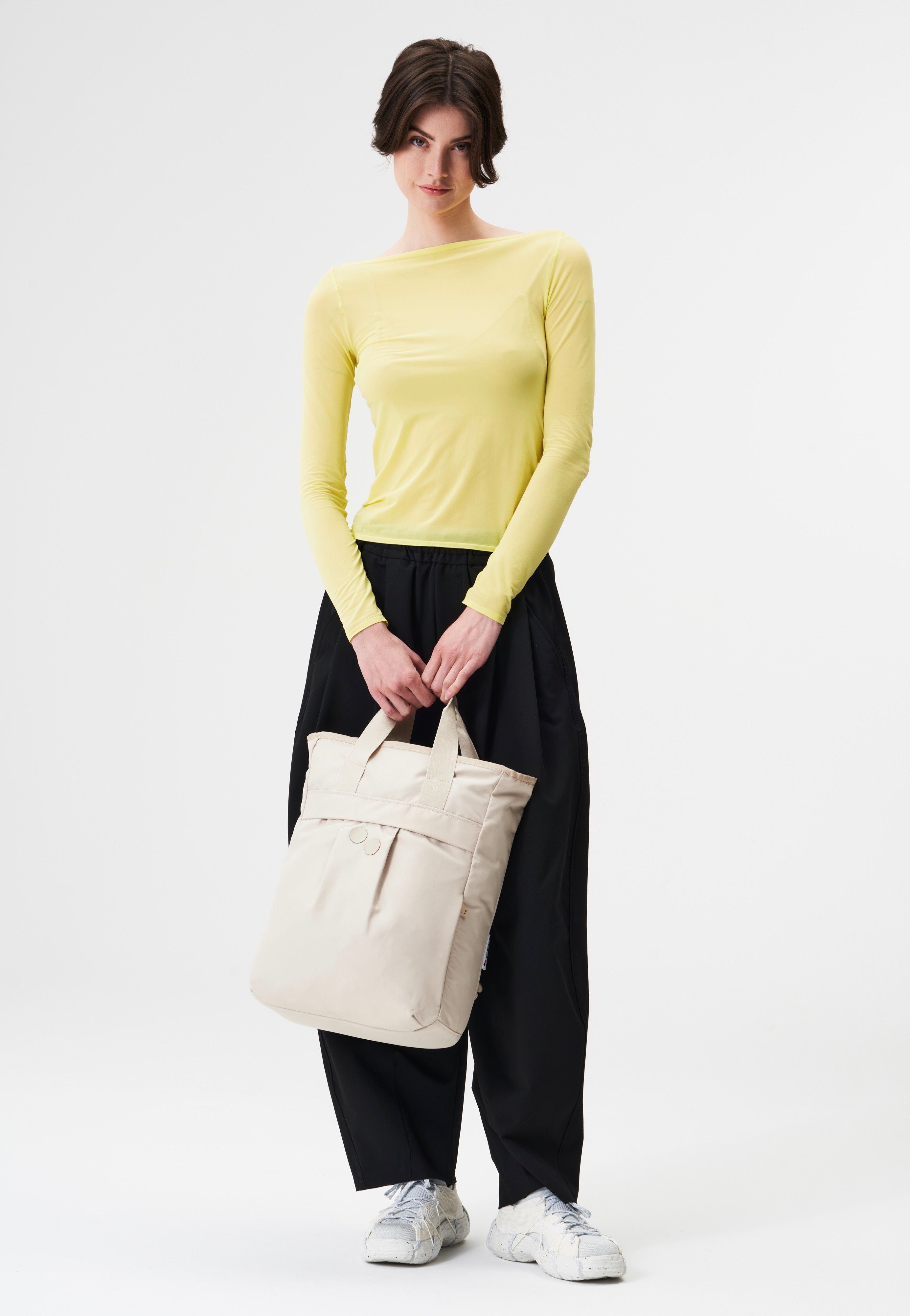 pinqponq Komo Cliff Beige Backpack
