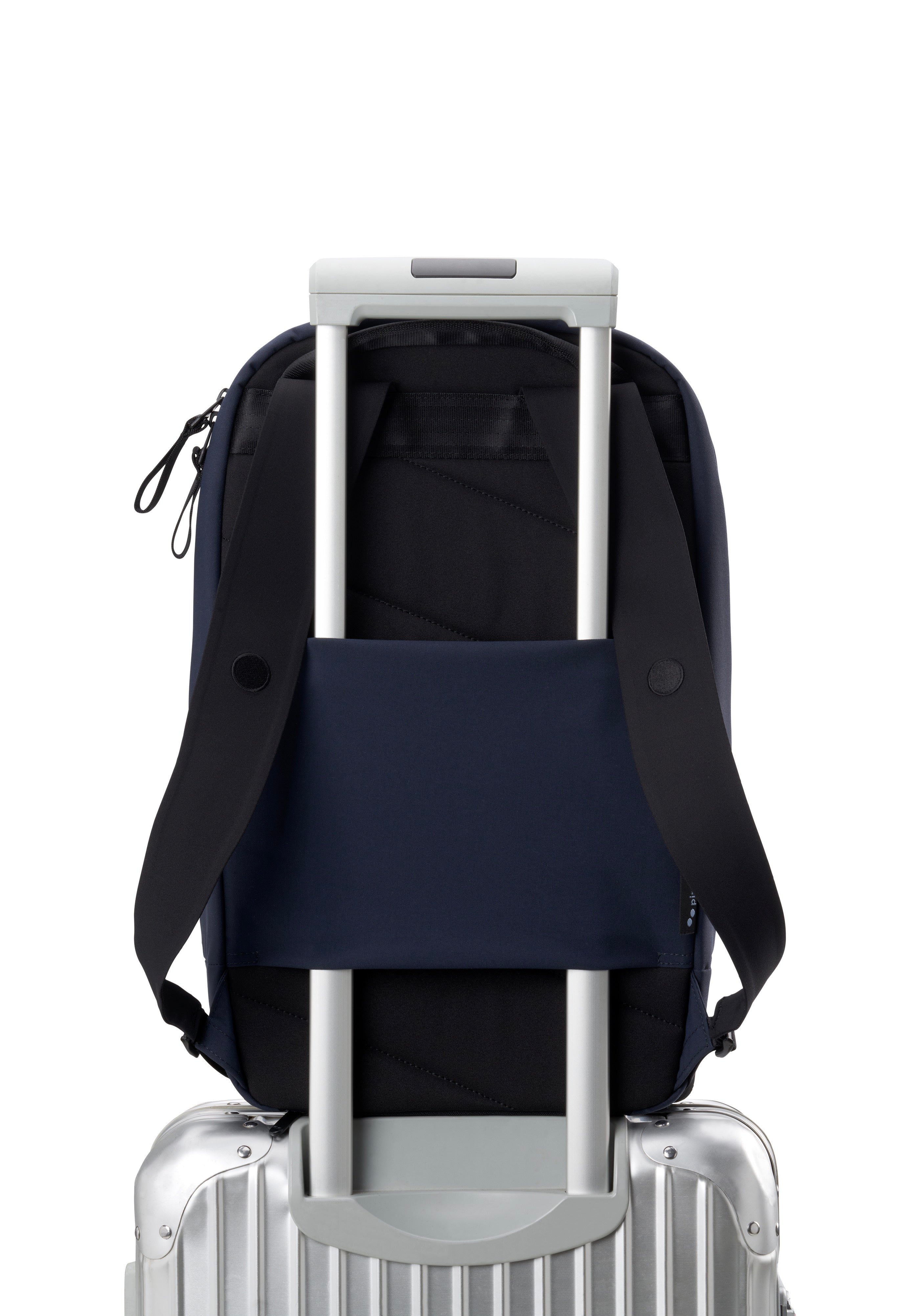 pinqponq Kontor Solid Navy Backpack