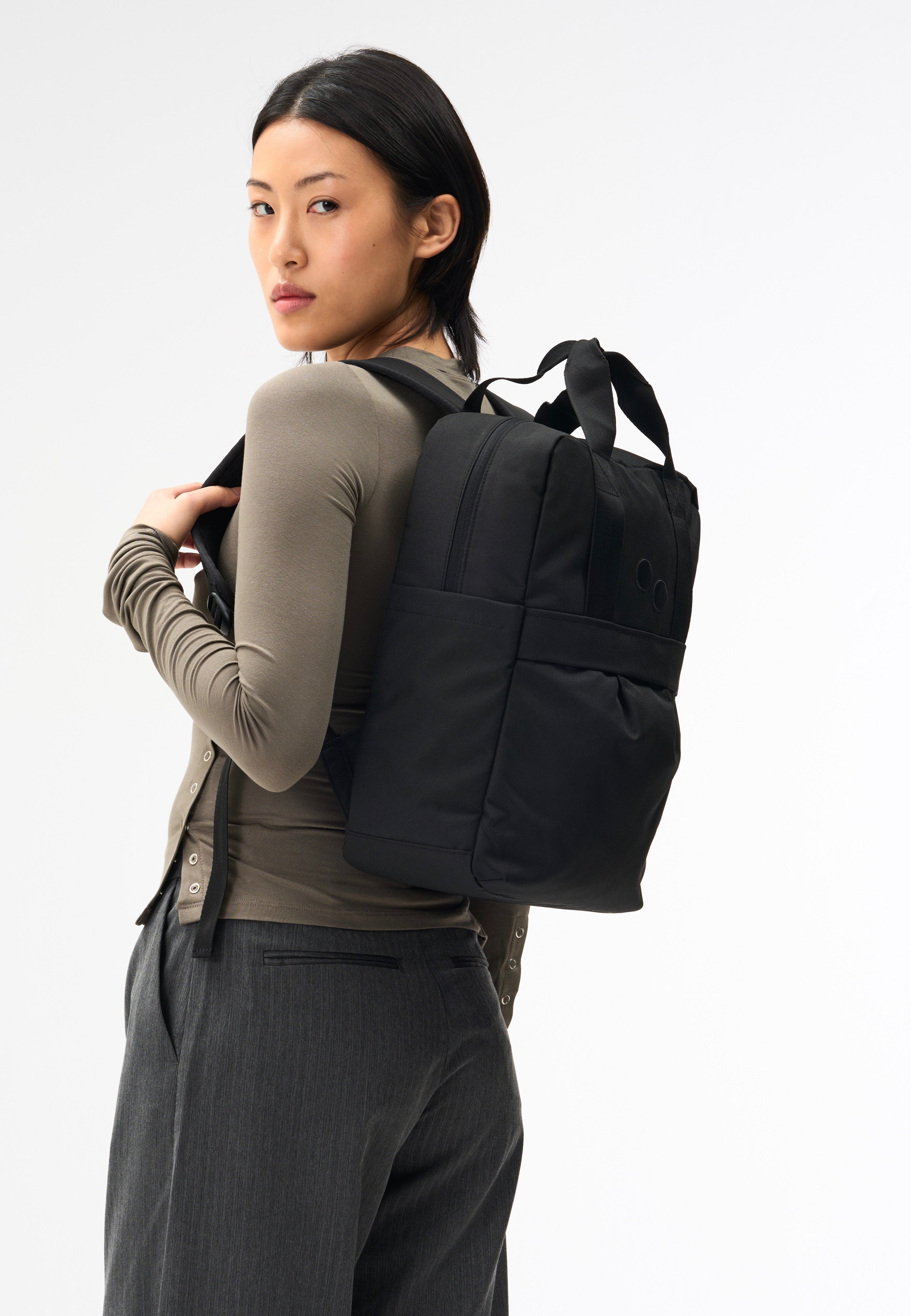 pinqponq Kute Rooted Black Backpack