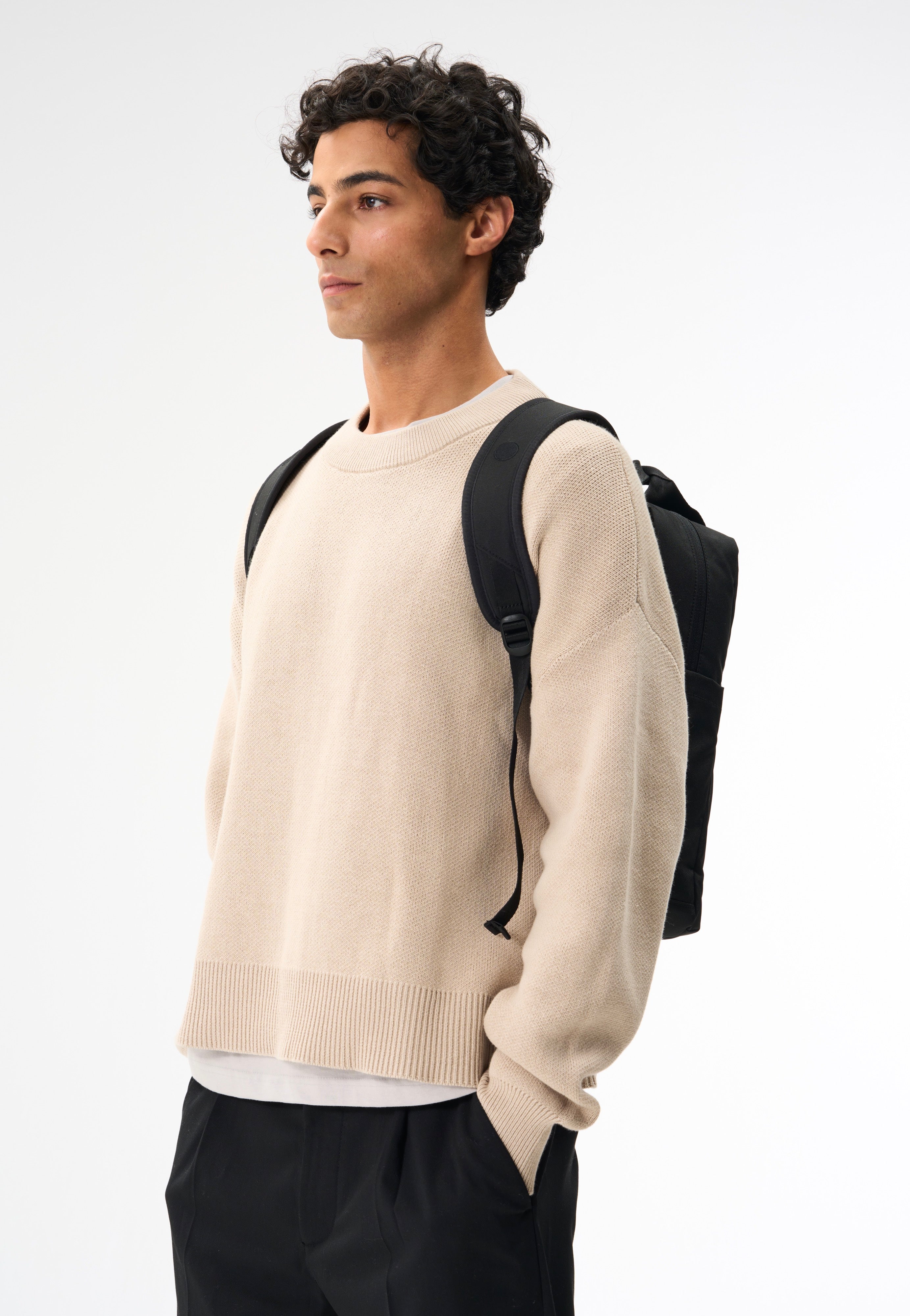 pinqponq Kute Rooted Black Backpack