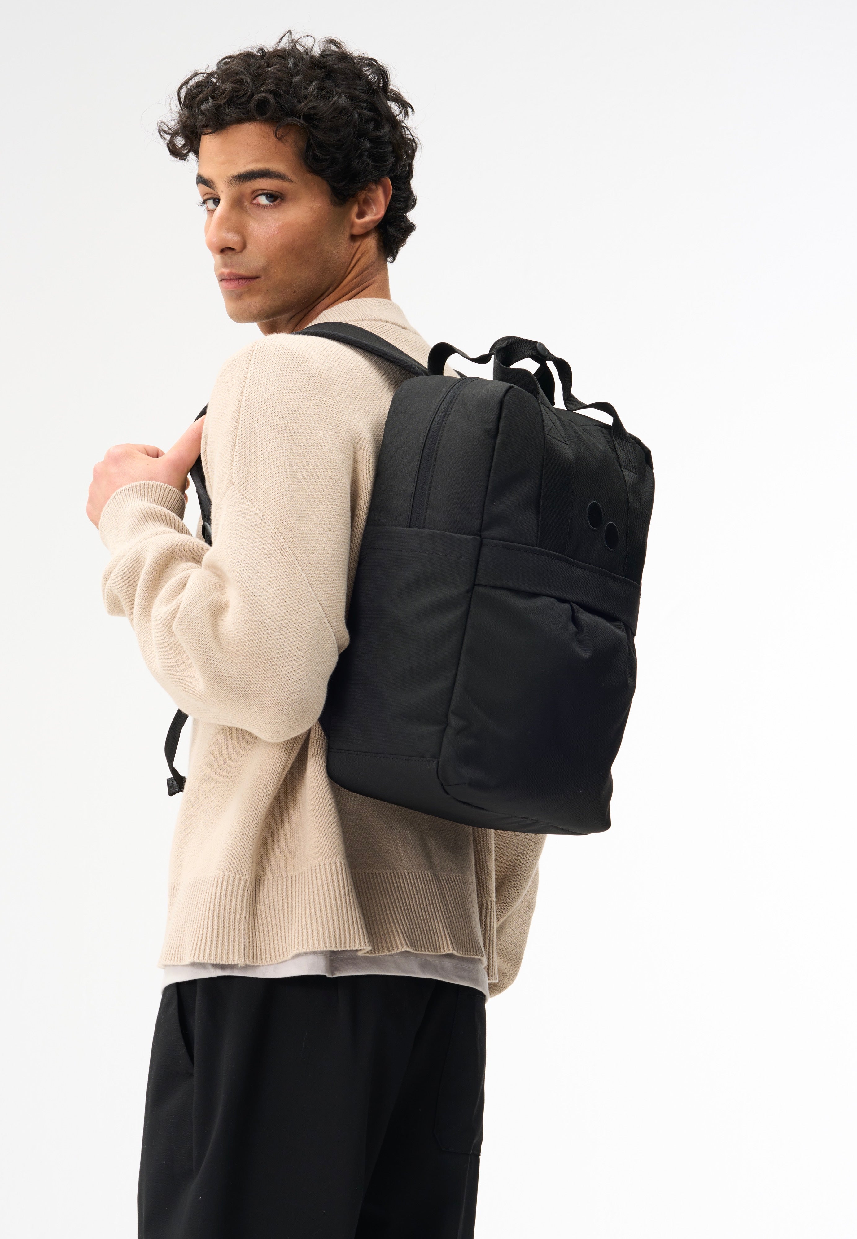 pinqponq Kute Rooted Black Backpack