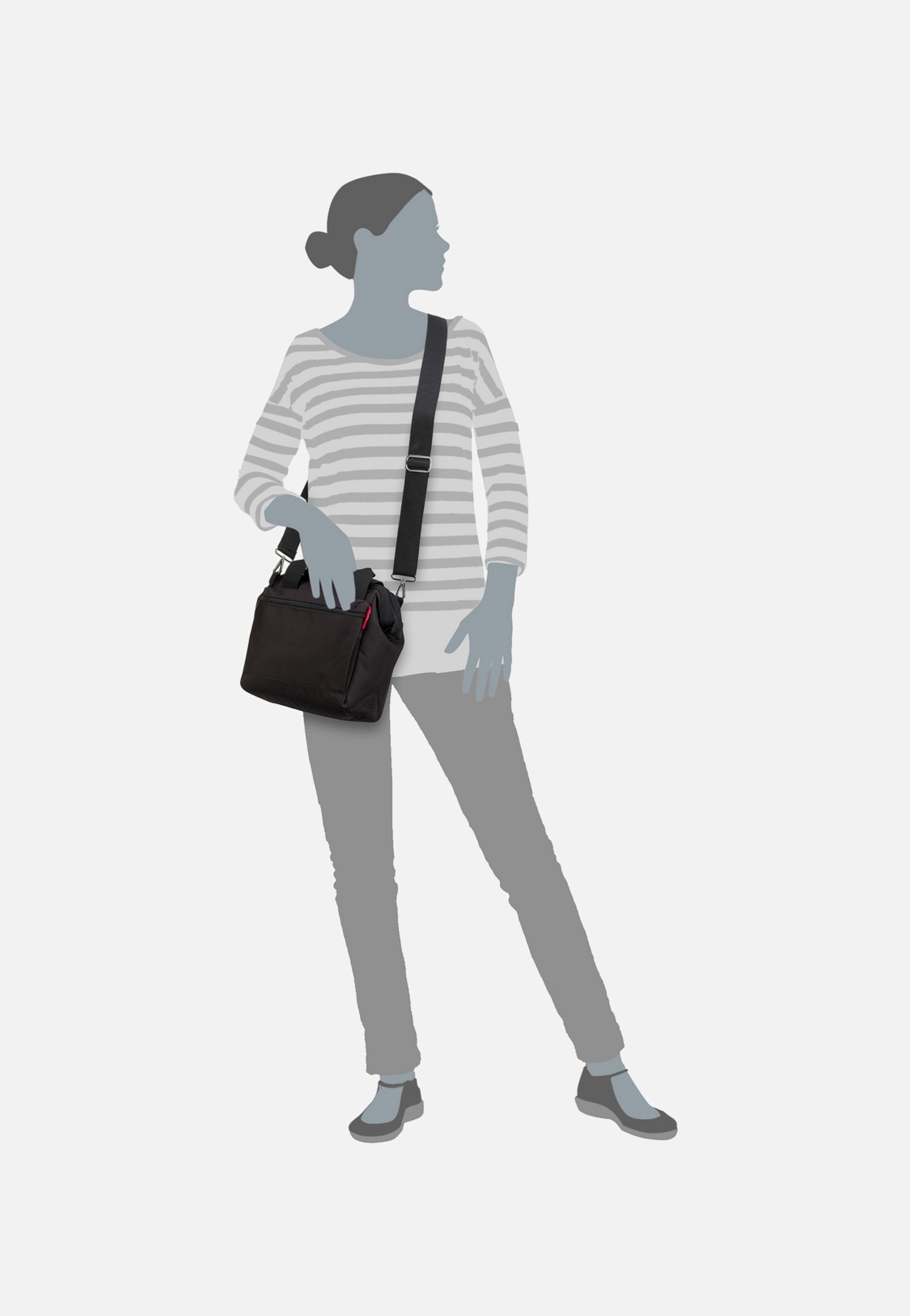 reisenthel Allrounder Cross Black Crossbody Bag