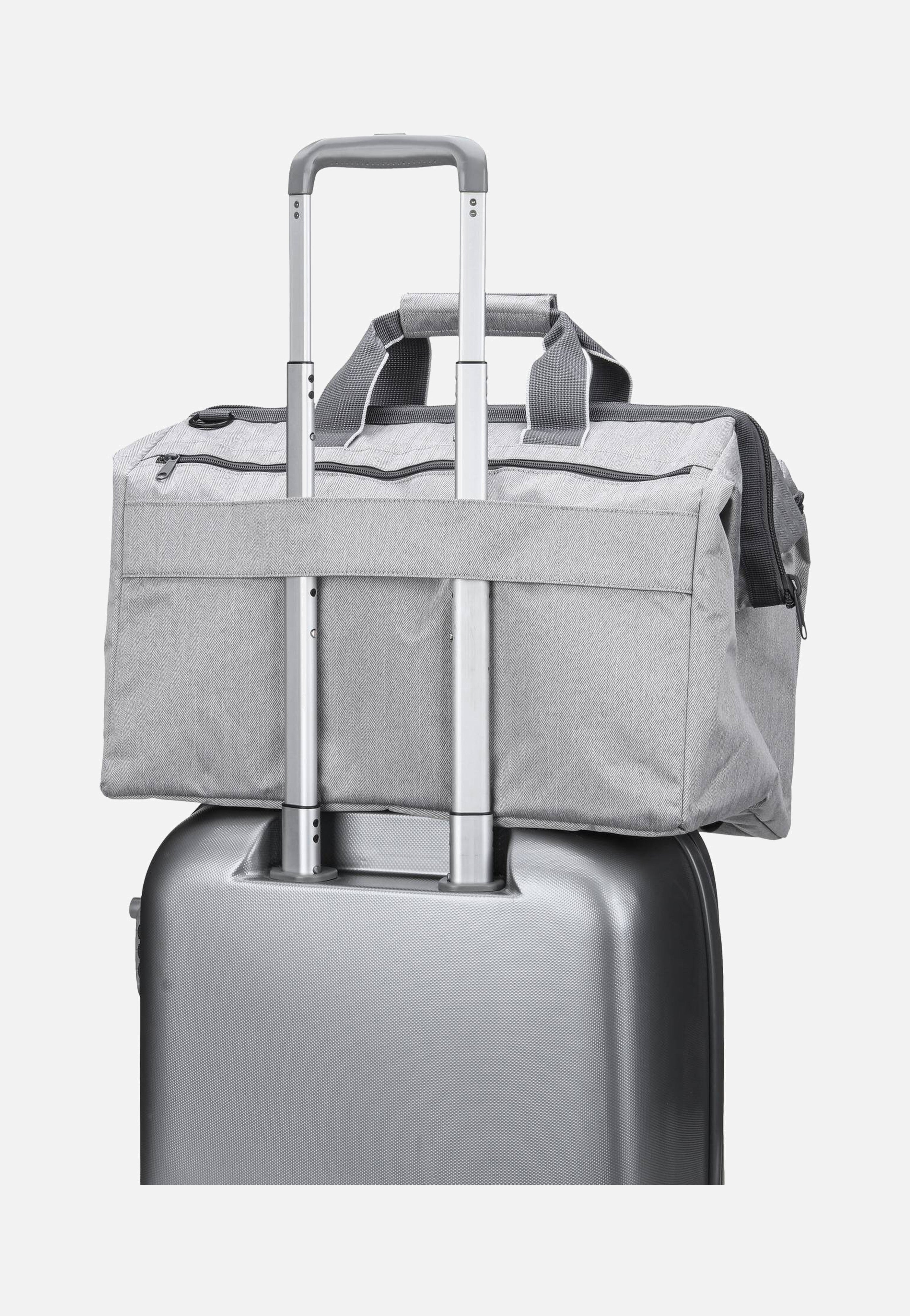 reisenthel Allrounder L Pocket Herringbone Grey Weekender