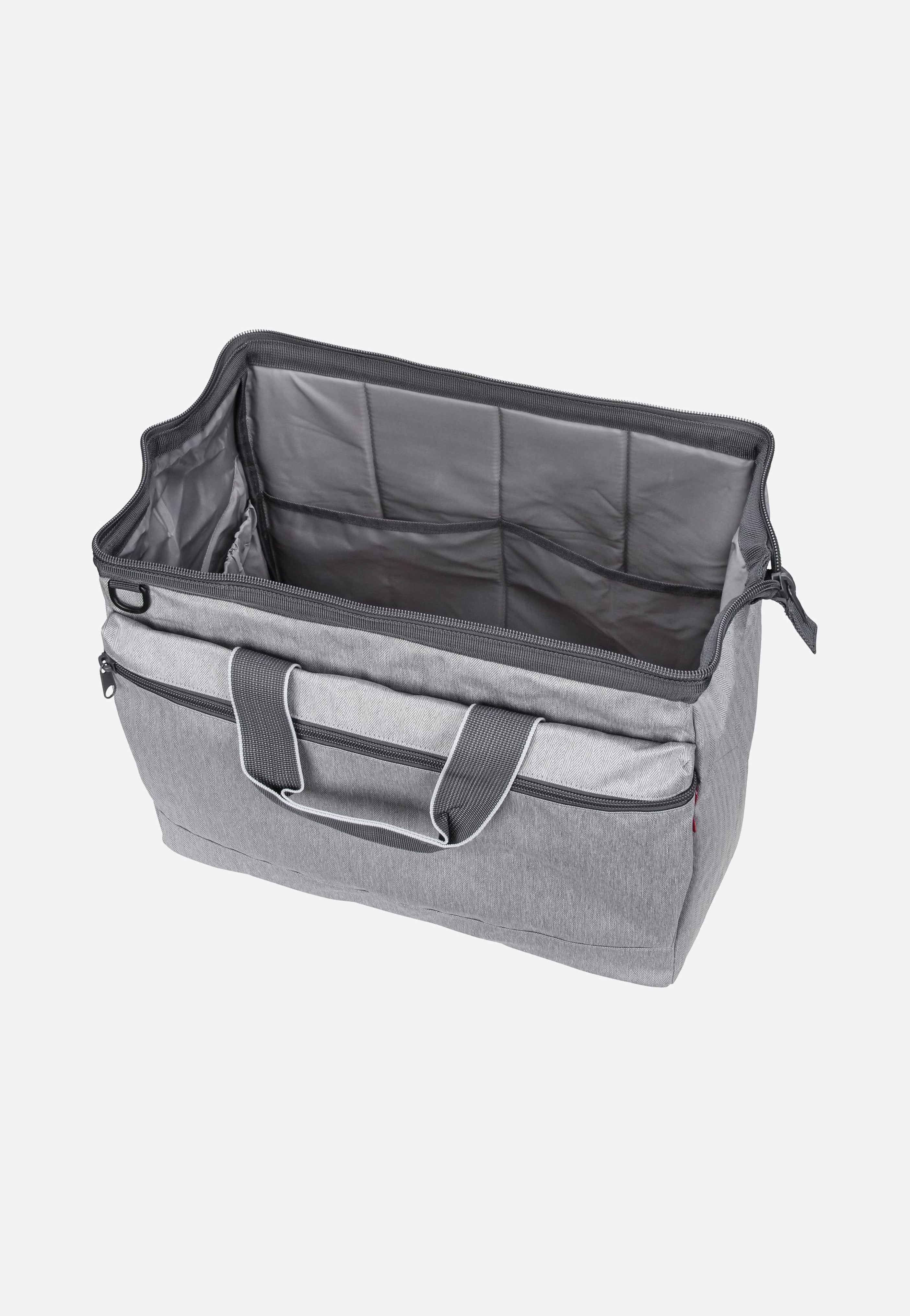 reisenthel Allrounder L Pocket Herringbone Grey Weekender