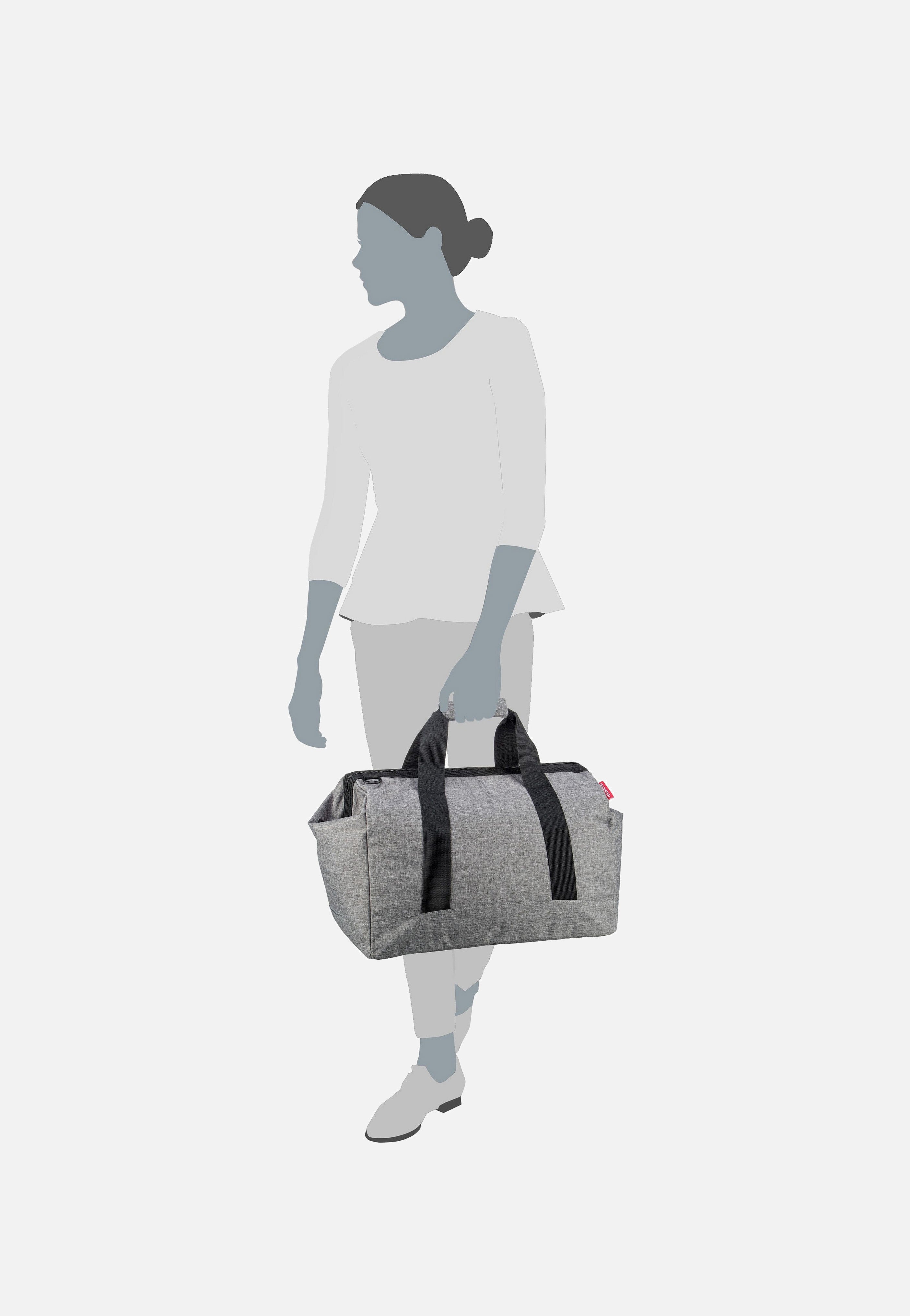 reisenthel Allrounder L Twist Silver Weekender
