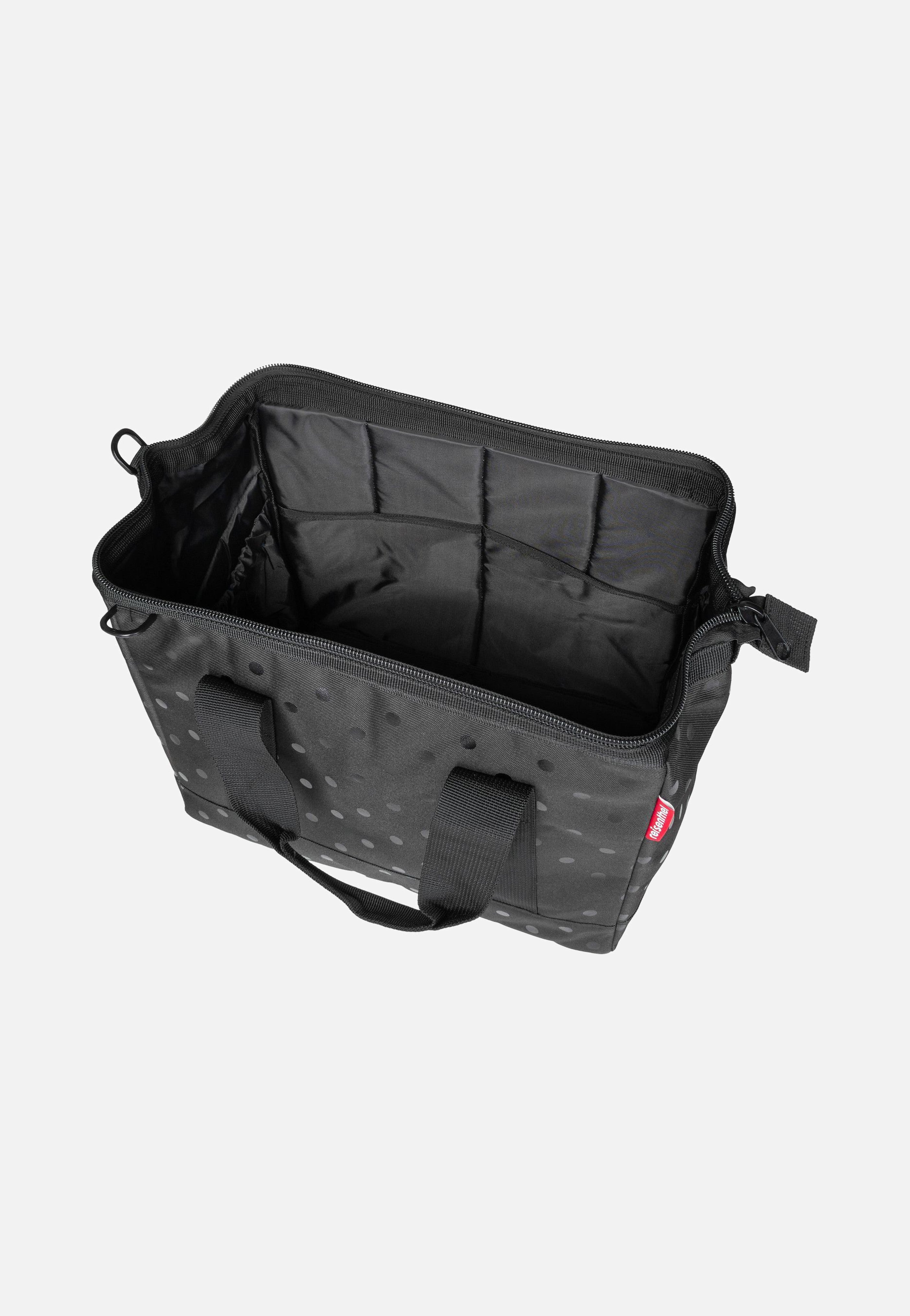 reisenthel Allrounder M Glossy Dots Black Dufflebag