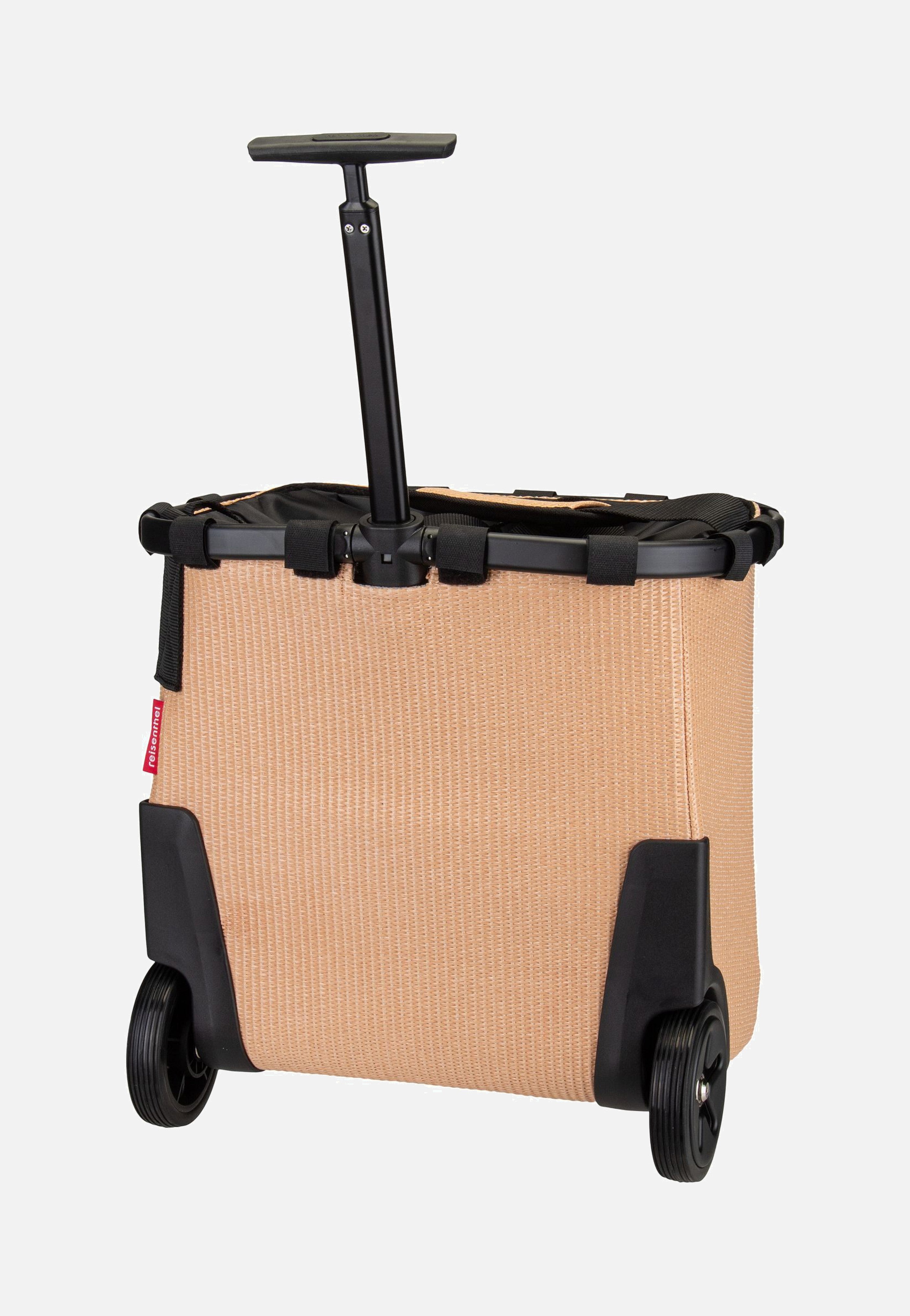 reisenthel Carrycruiser Frame Raffia Black Shopping Trolley